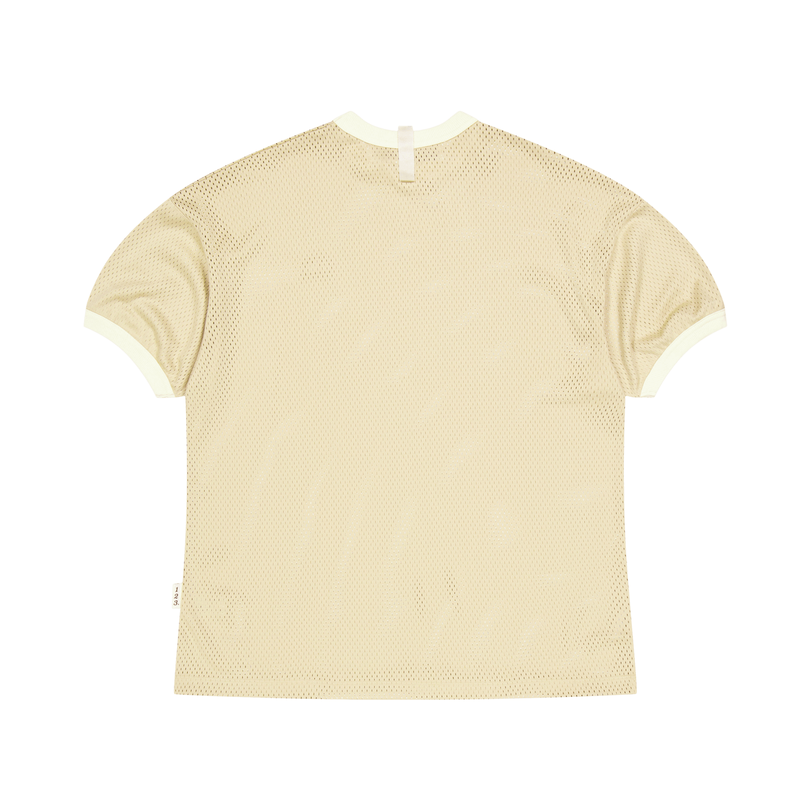 Abc. 123 Mesh Ringer T-shirt Ecru