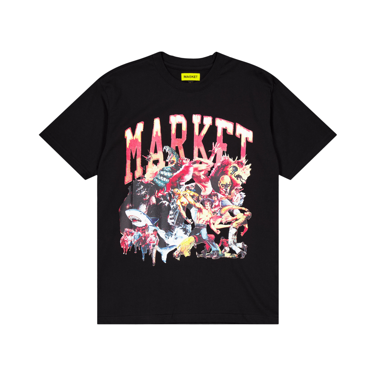 Market Arc Animal Mosh Pit Tsh Black