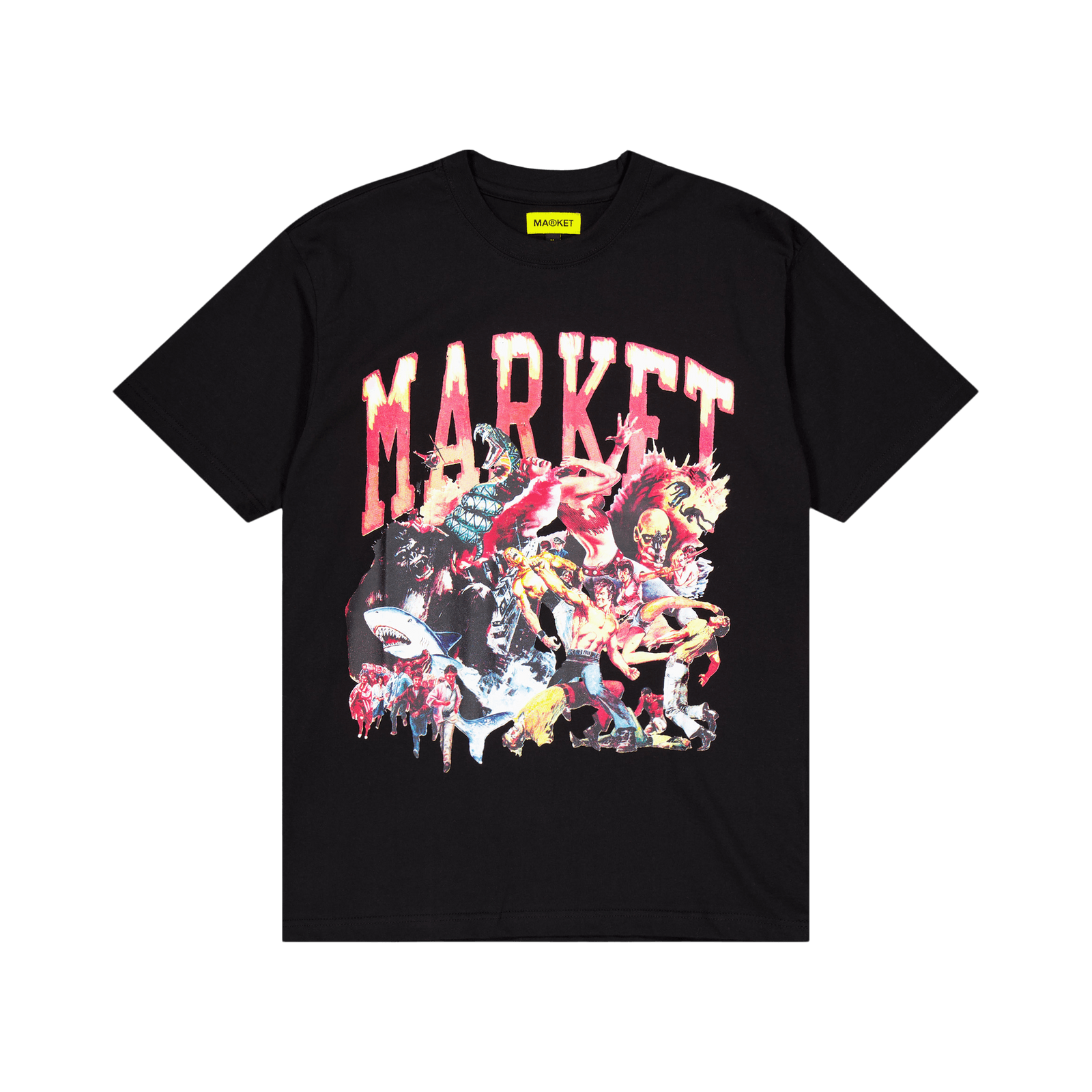 Market Arc Animal Mosh Pit Tsh Black