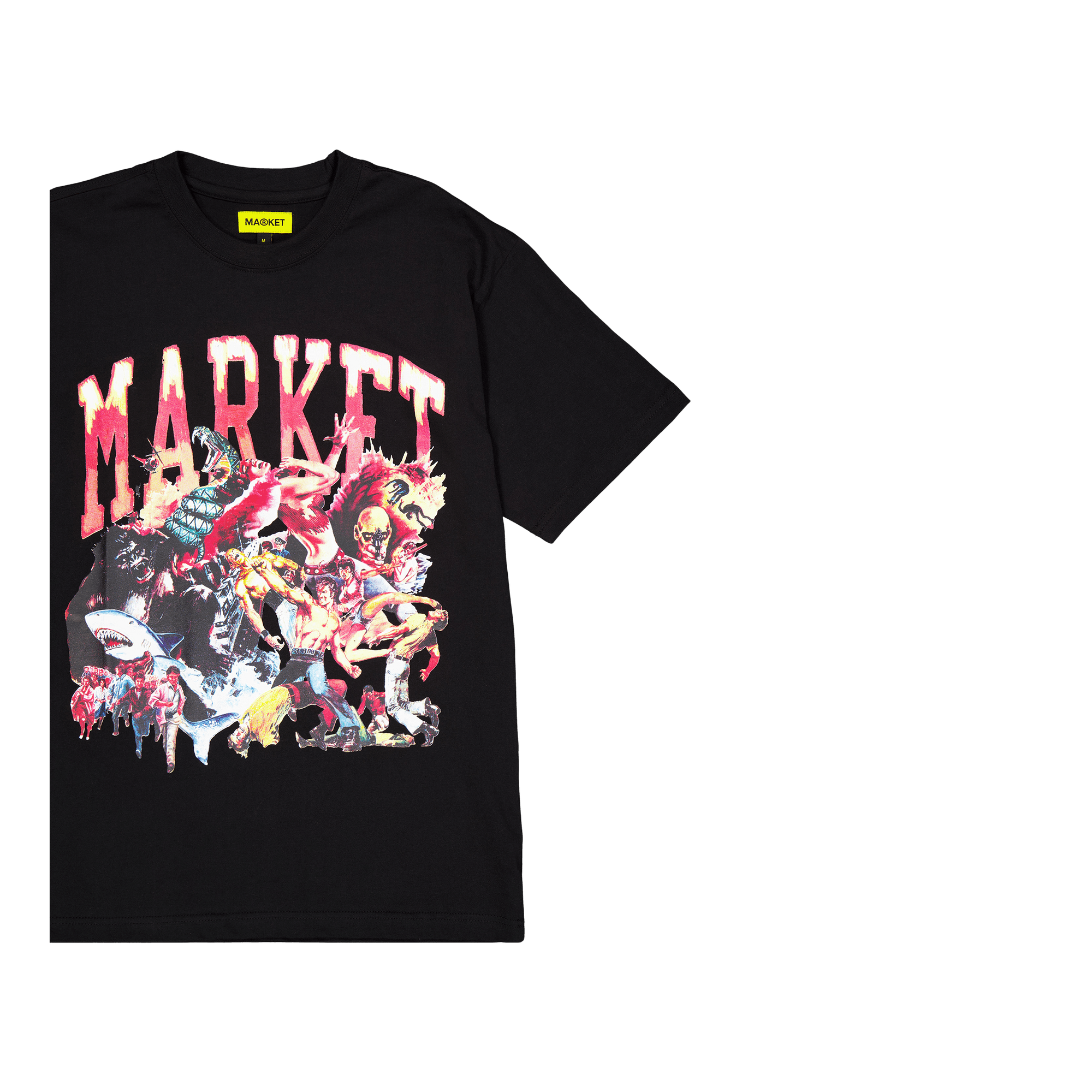 Market Arc Animal Mosh Pit Tsh Black