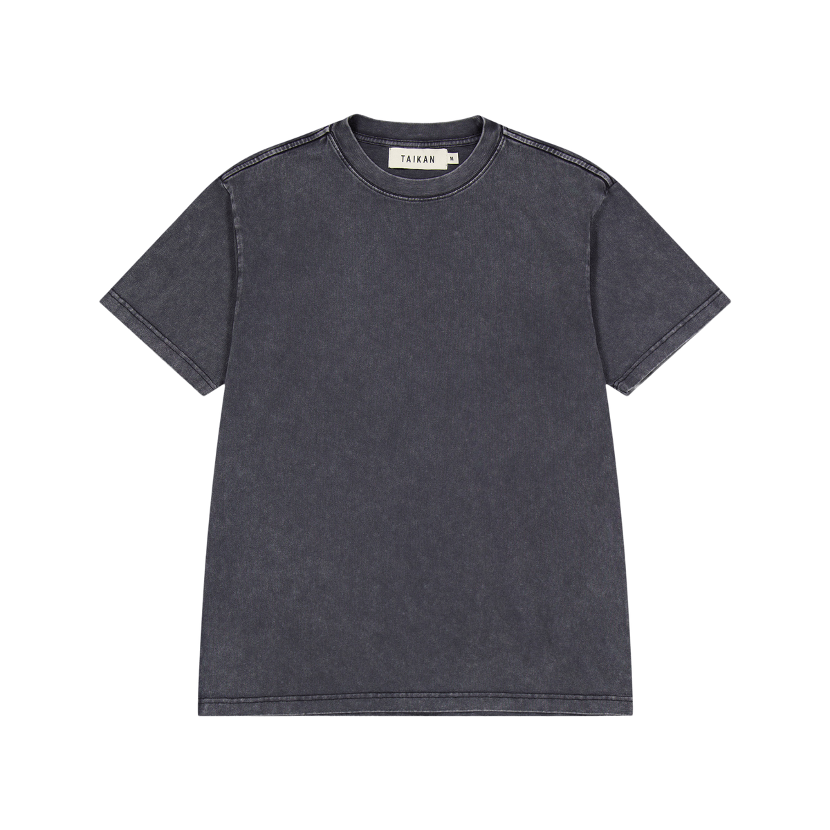 Heavyweight S/s T-black Acid Black Acid