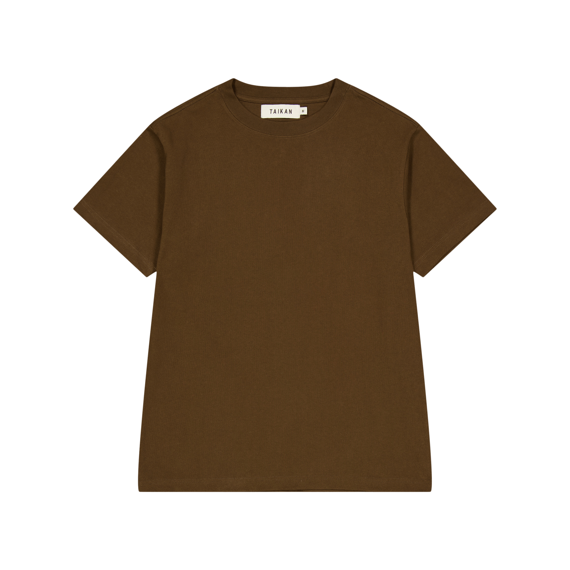 Heavyweight S/s T-brown Brown