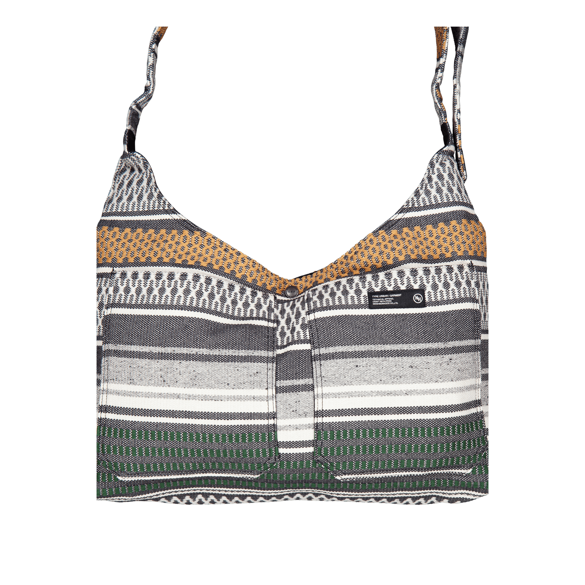 Mexican Blanket Shoulder Bag Gray