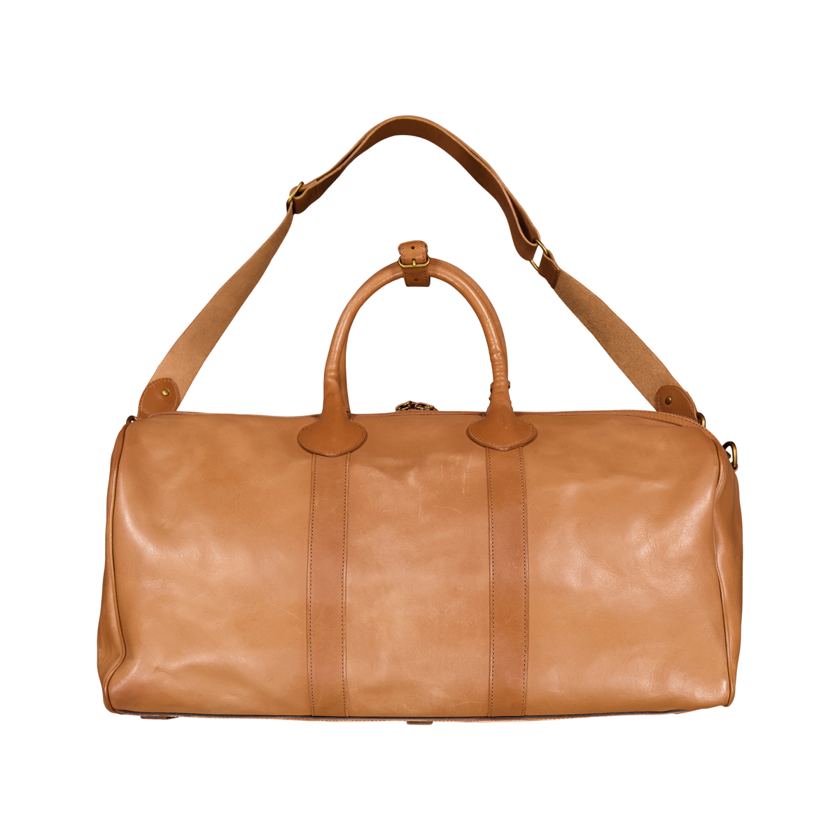 Heritage Leather Duffel Tan