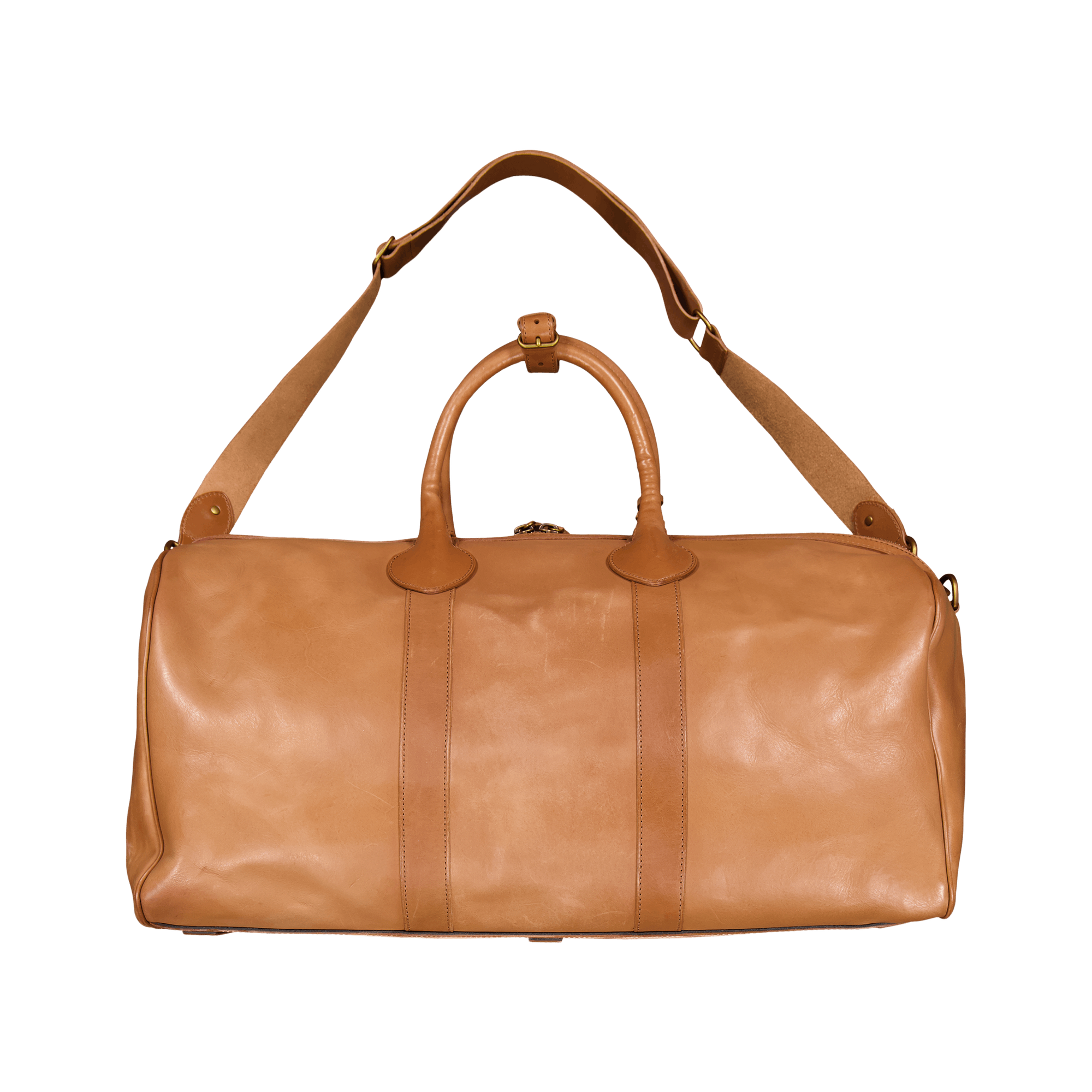 Heritage Leather Duffel Tan