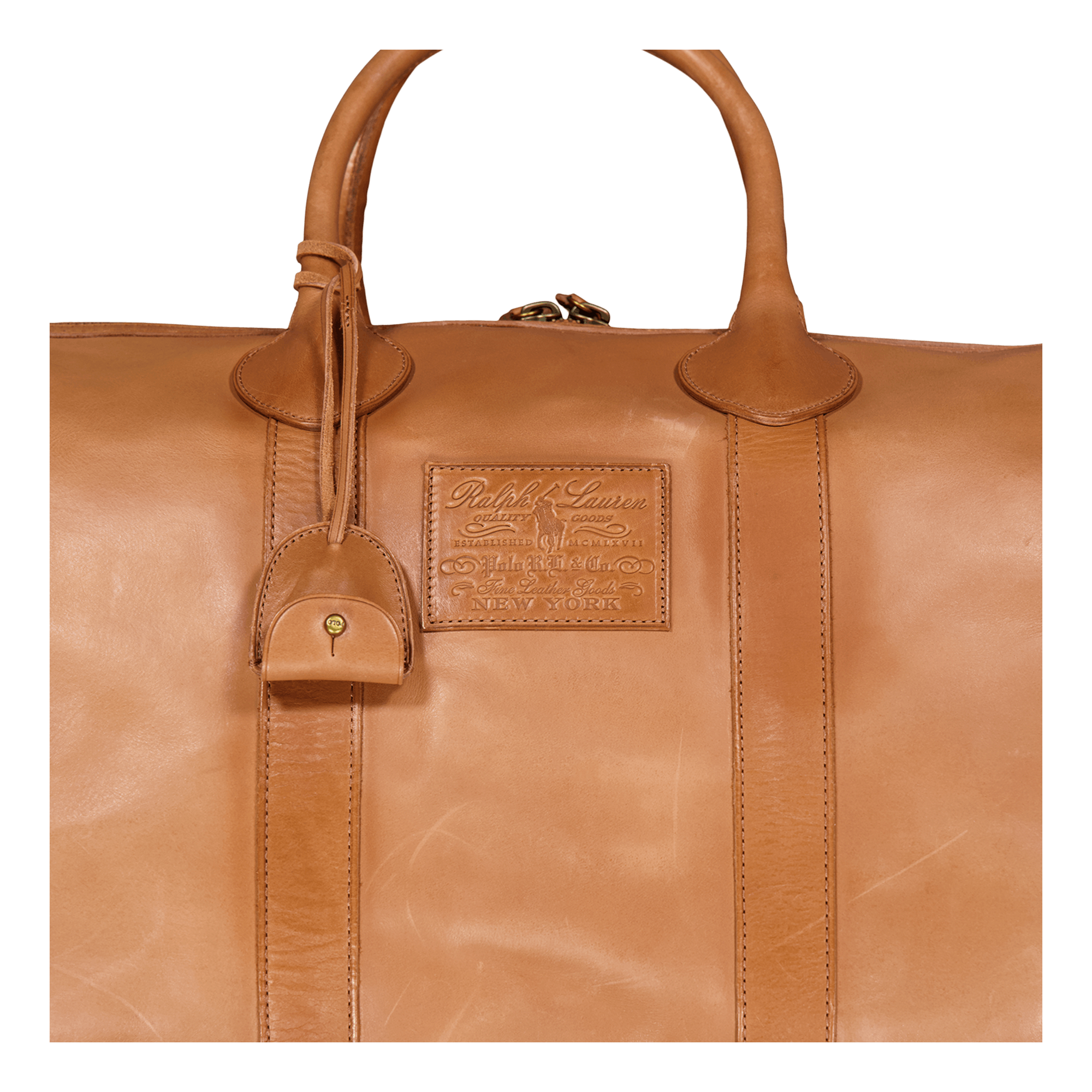 Heritage Leather Duffel Tan