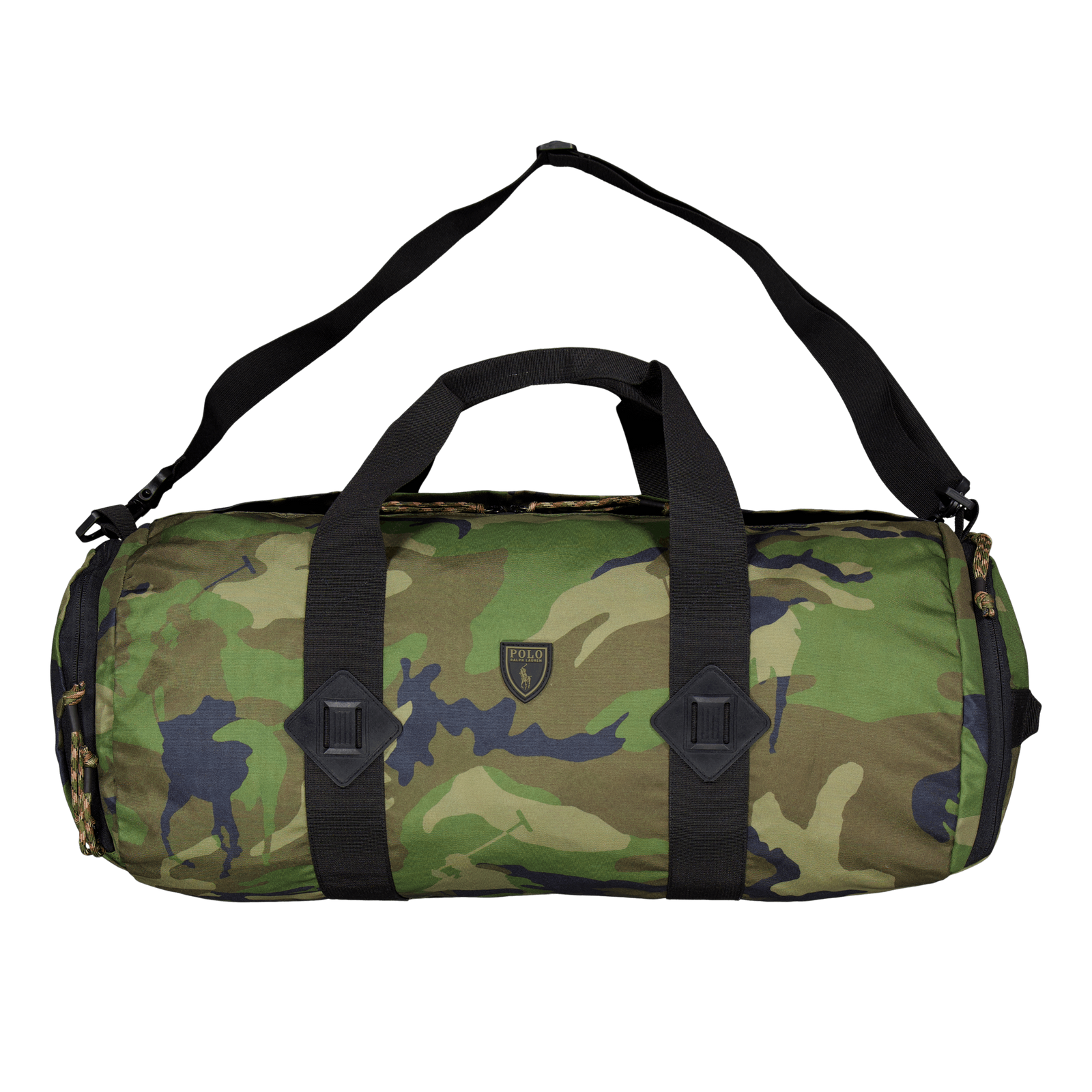 Camo Canvas Packable Duffel Olive Pony Camo