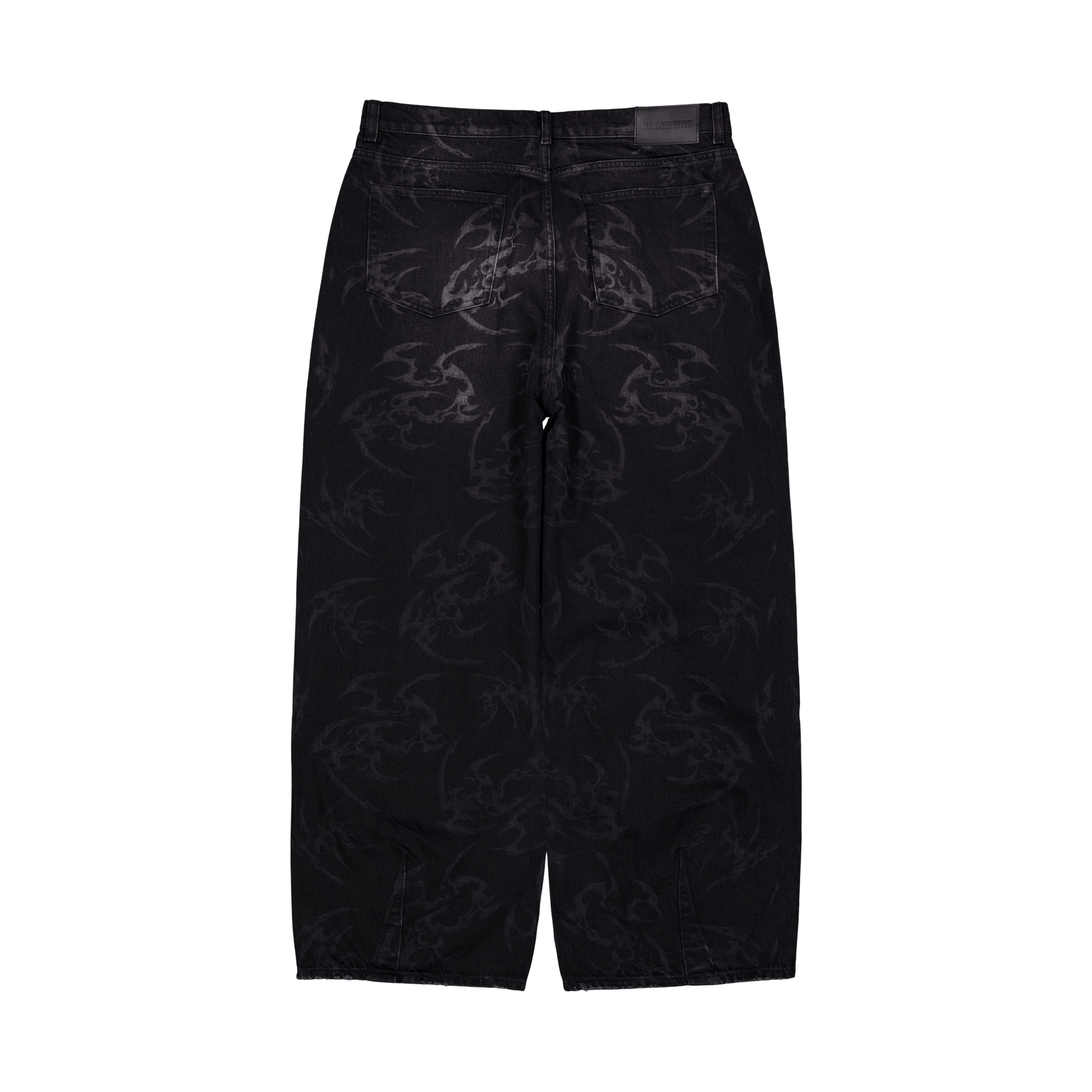 Laser Tribal Baggy Distressed  Black