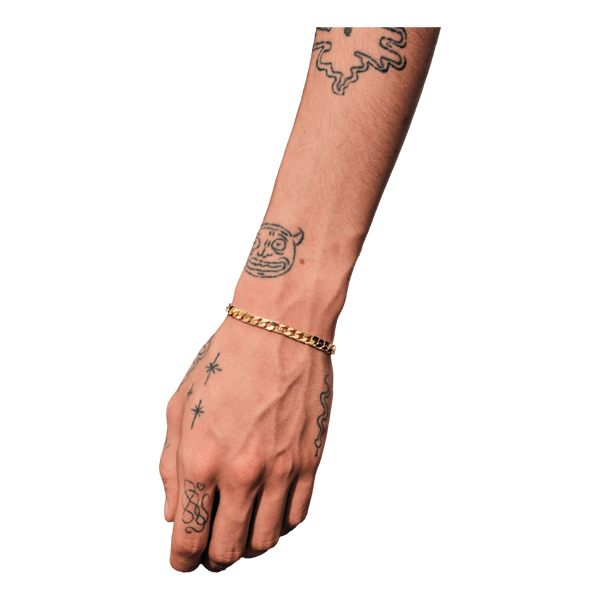 Tom Wood Frankie Bracelet Gol | Caliroots.com