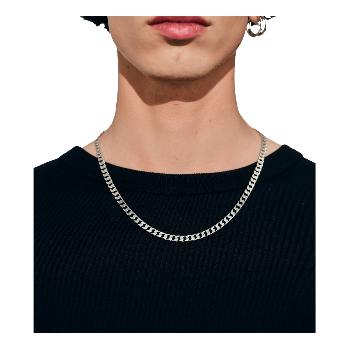 Frankie Chain 925 Sterling Silver - 20.5 Inc