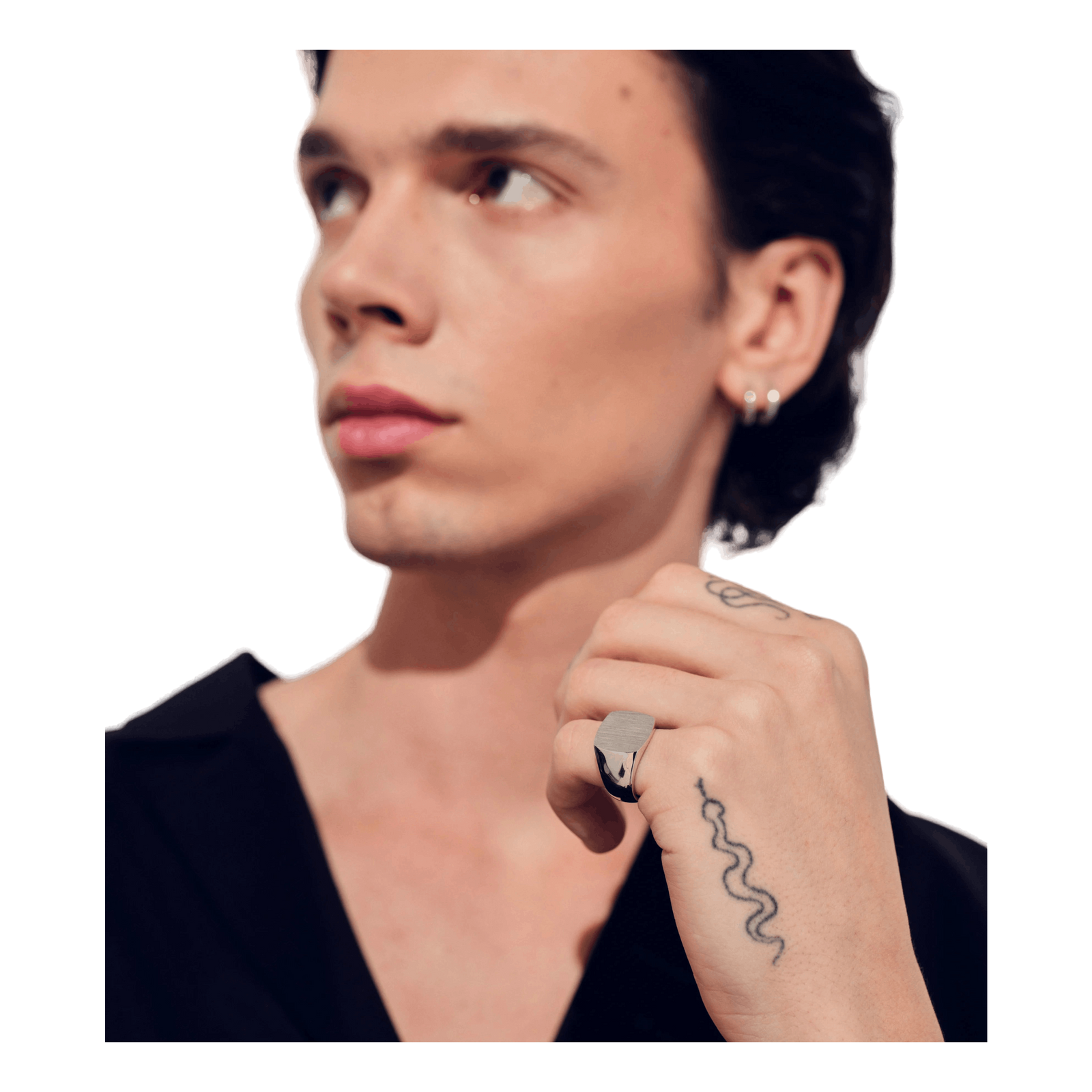 Cushion Satin 925 Sterling Silver