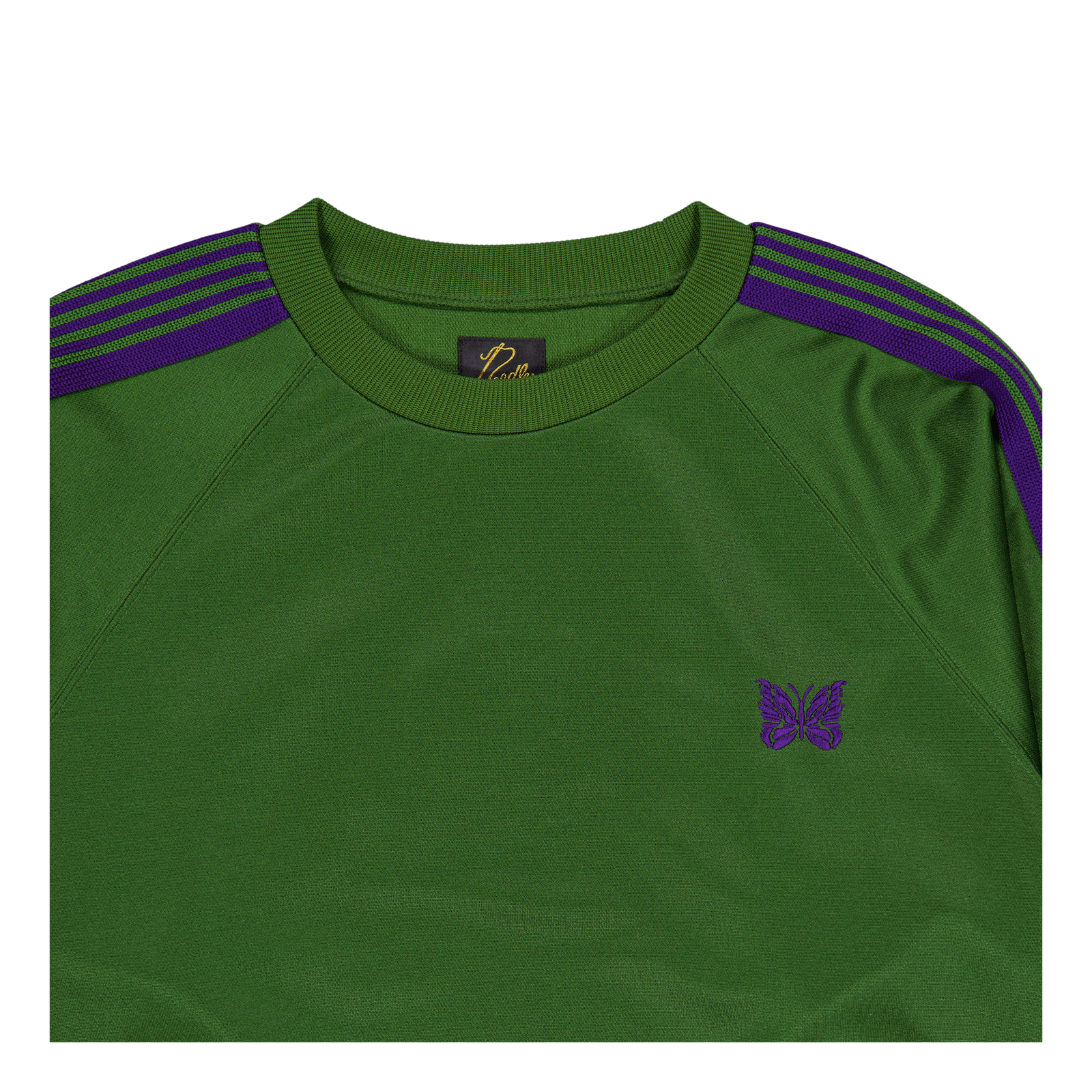 Track Crew Neck Shirt - Poly S A-ivy Green