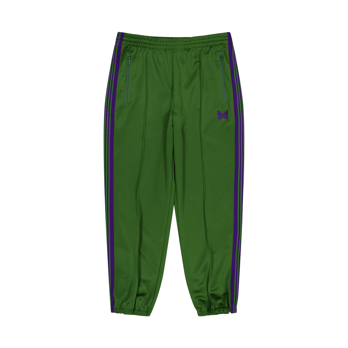 Zipped Track Pant - Poly Smoot A-ivy Green