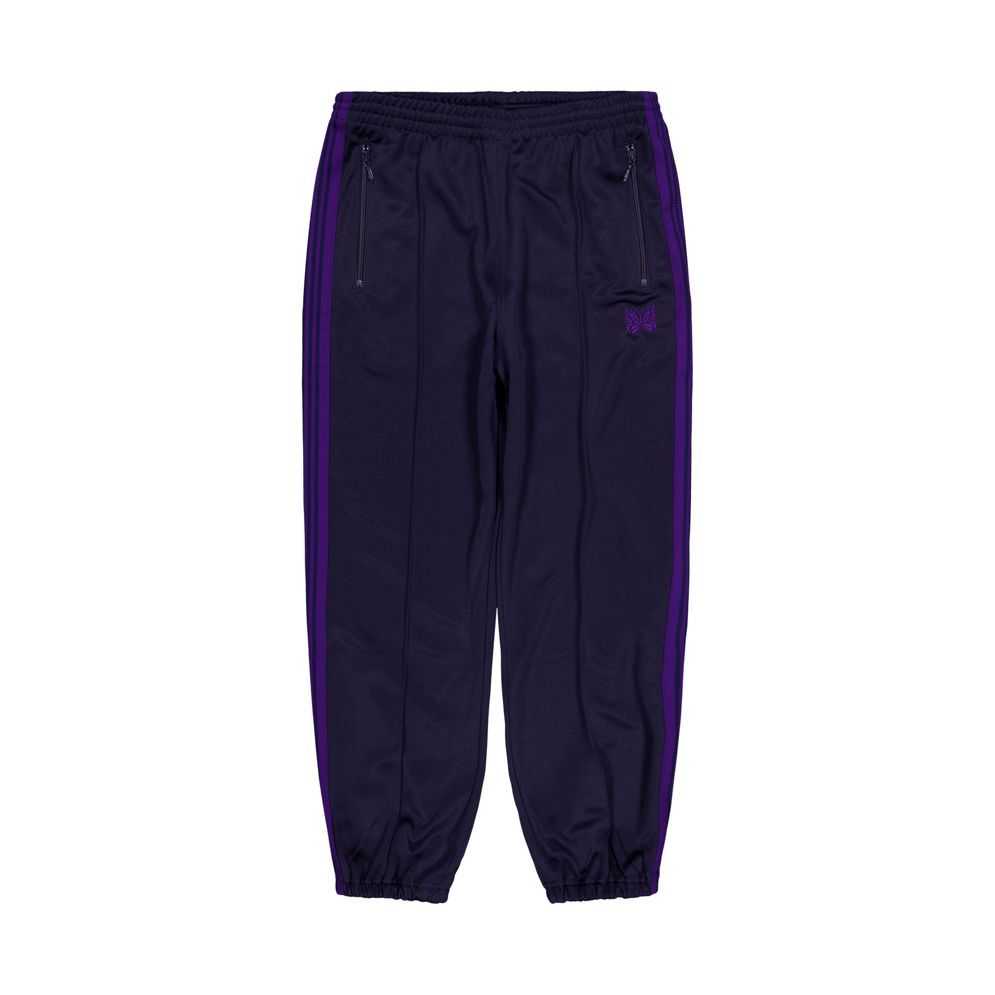 Zipped Track Pant - Poly Smoot C-navy