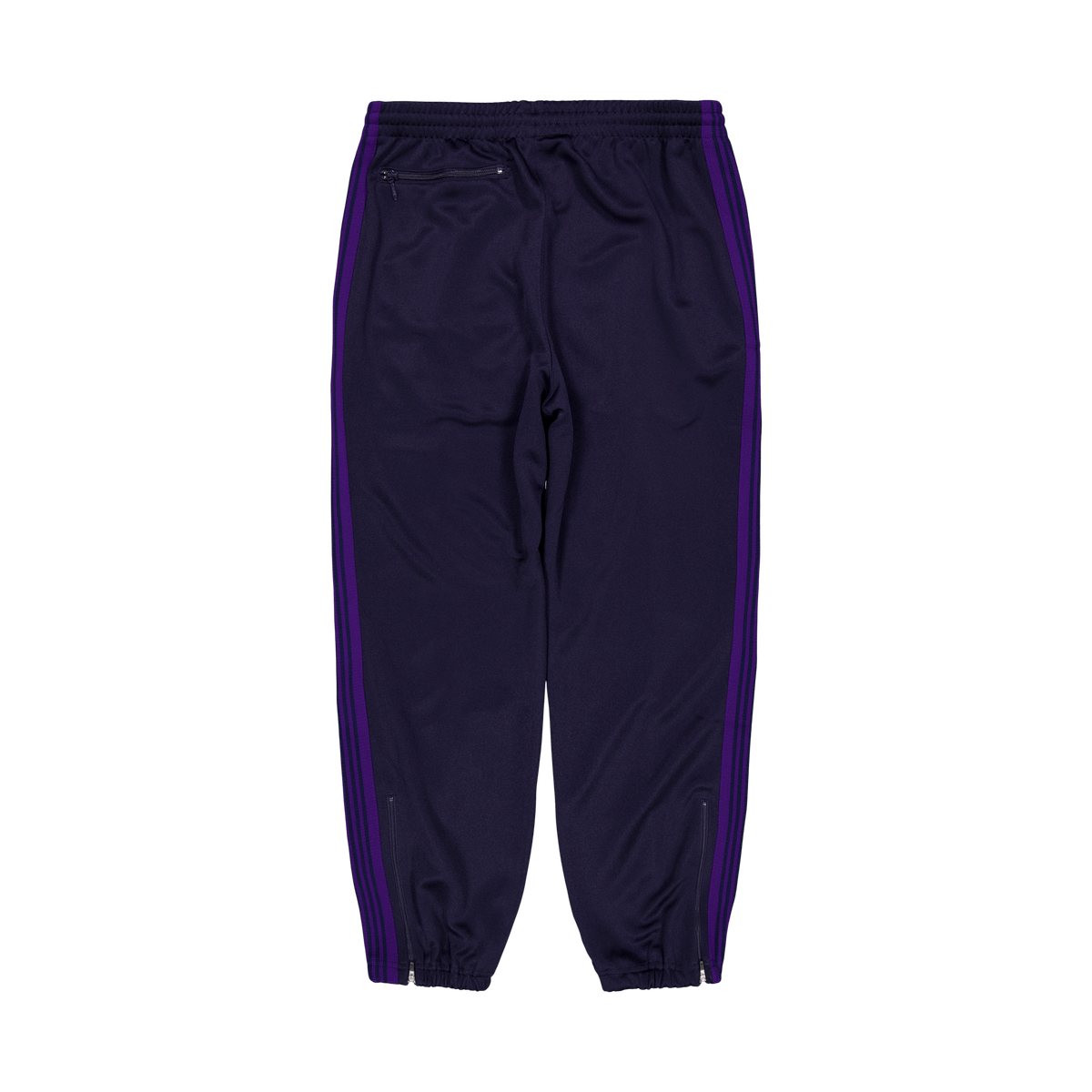 Zipped Track Pant - Poly Smoot C-navy