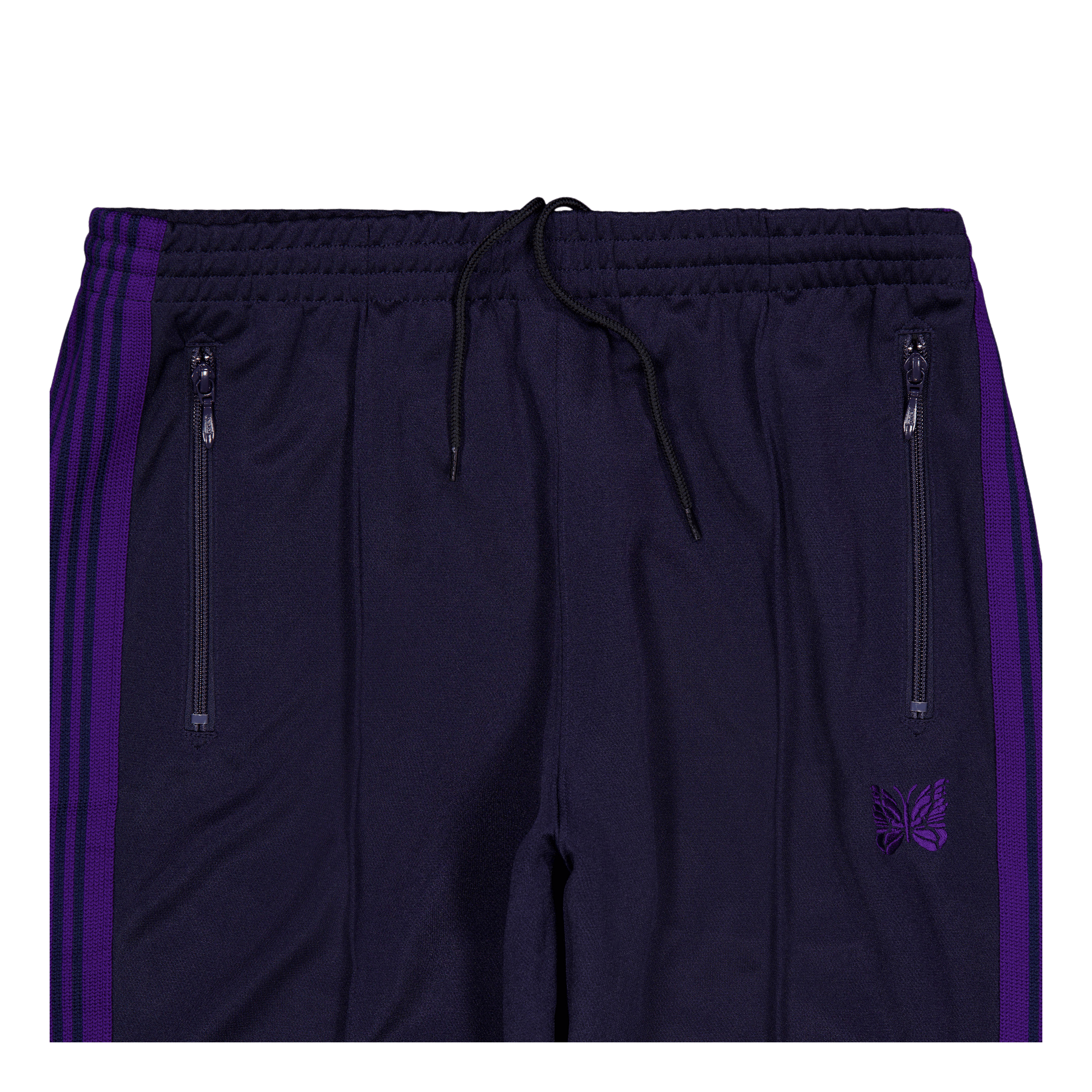 Zipped Track Pant - Poly Smoot C-navy