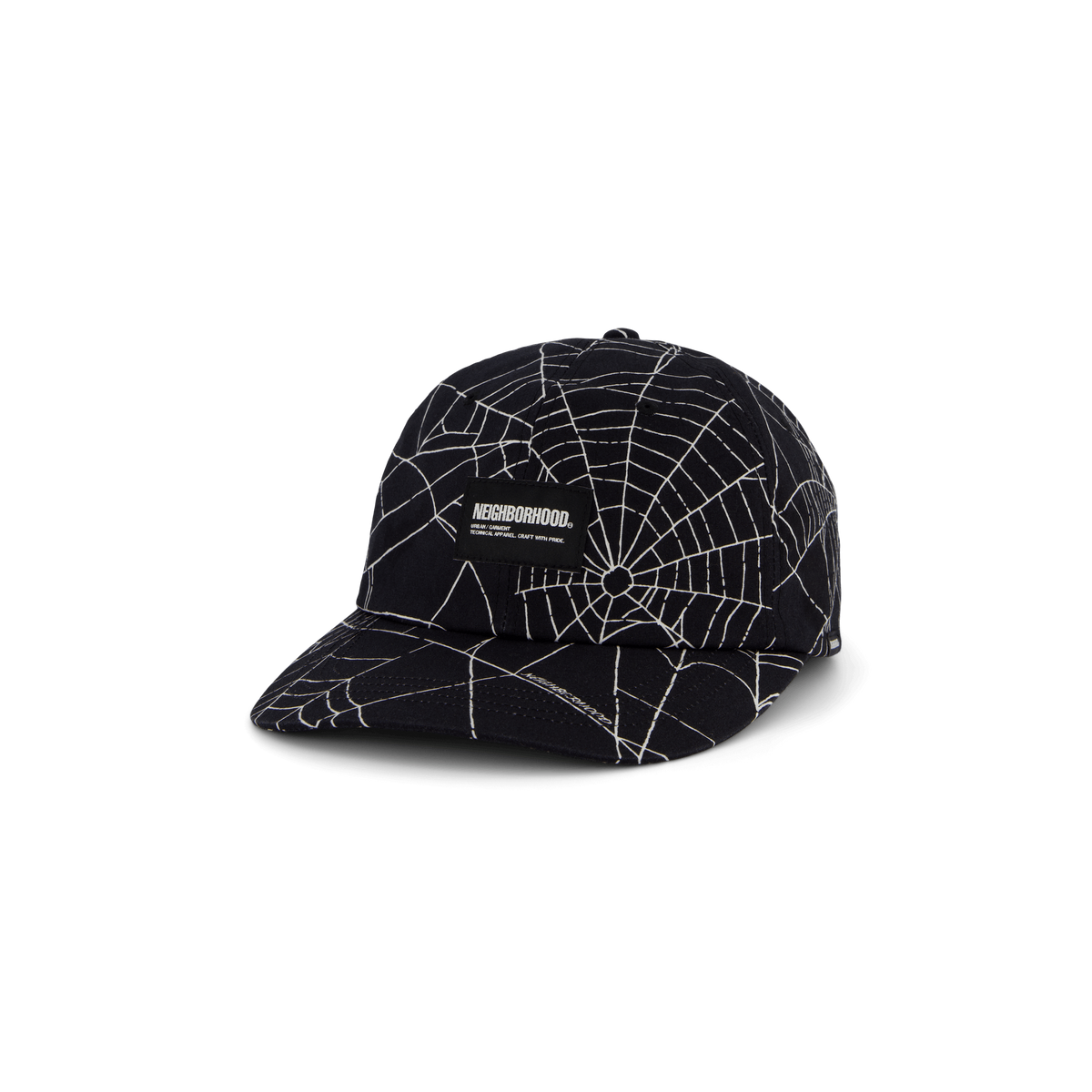 Spiderweb Dad Cap Black