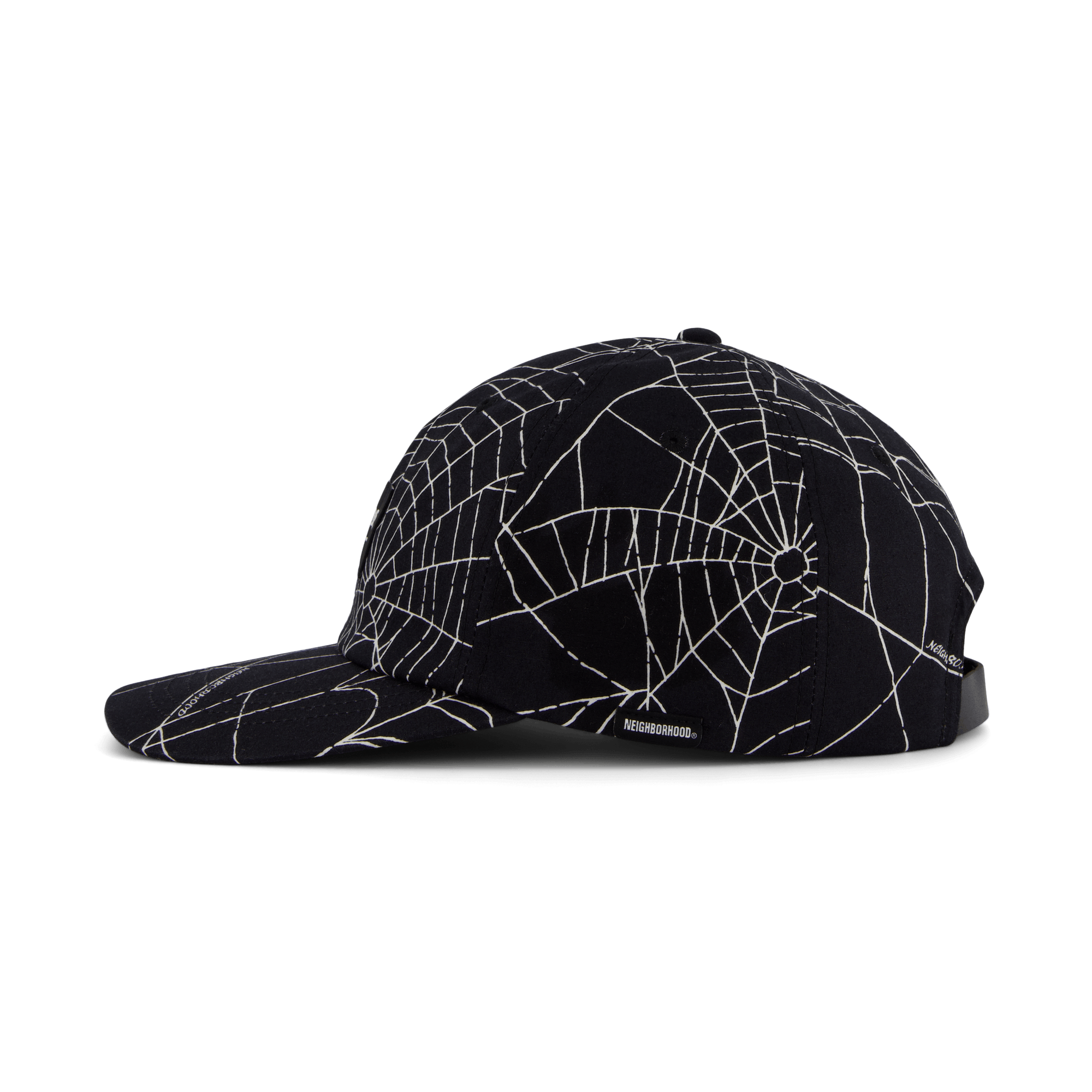 Spiderweb Dad Cap Black