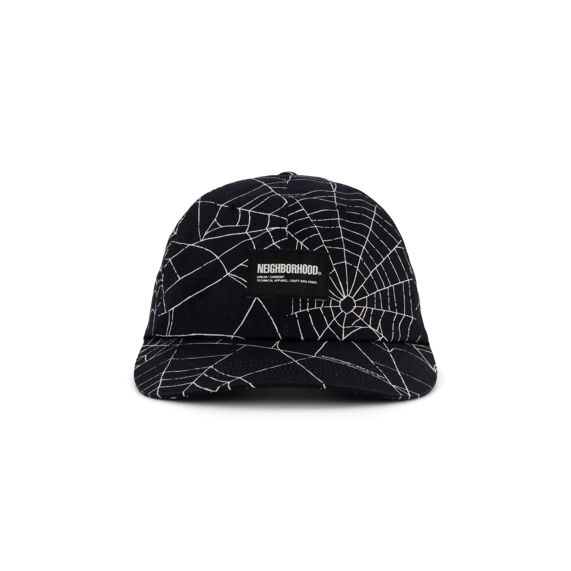 Spiderweb Dad Cap Black