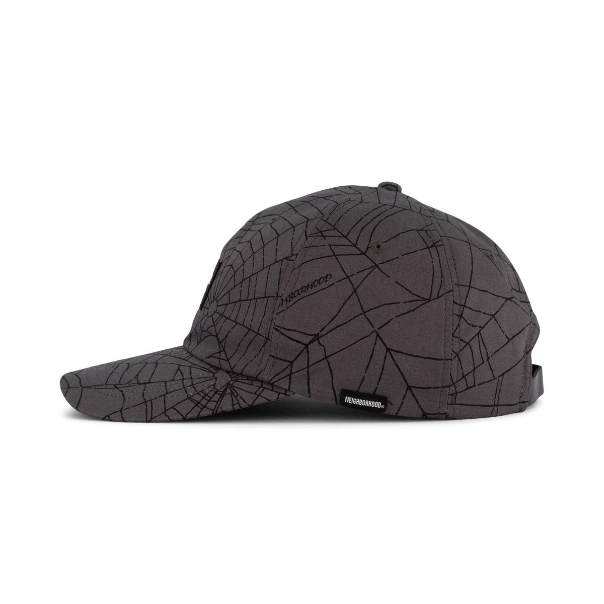 Spiderweb Dad Cap Gray