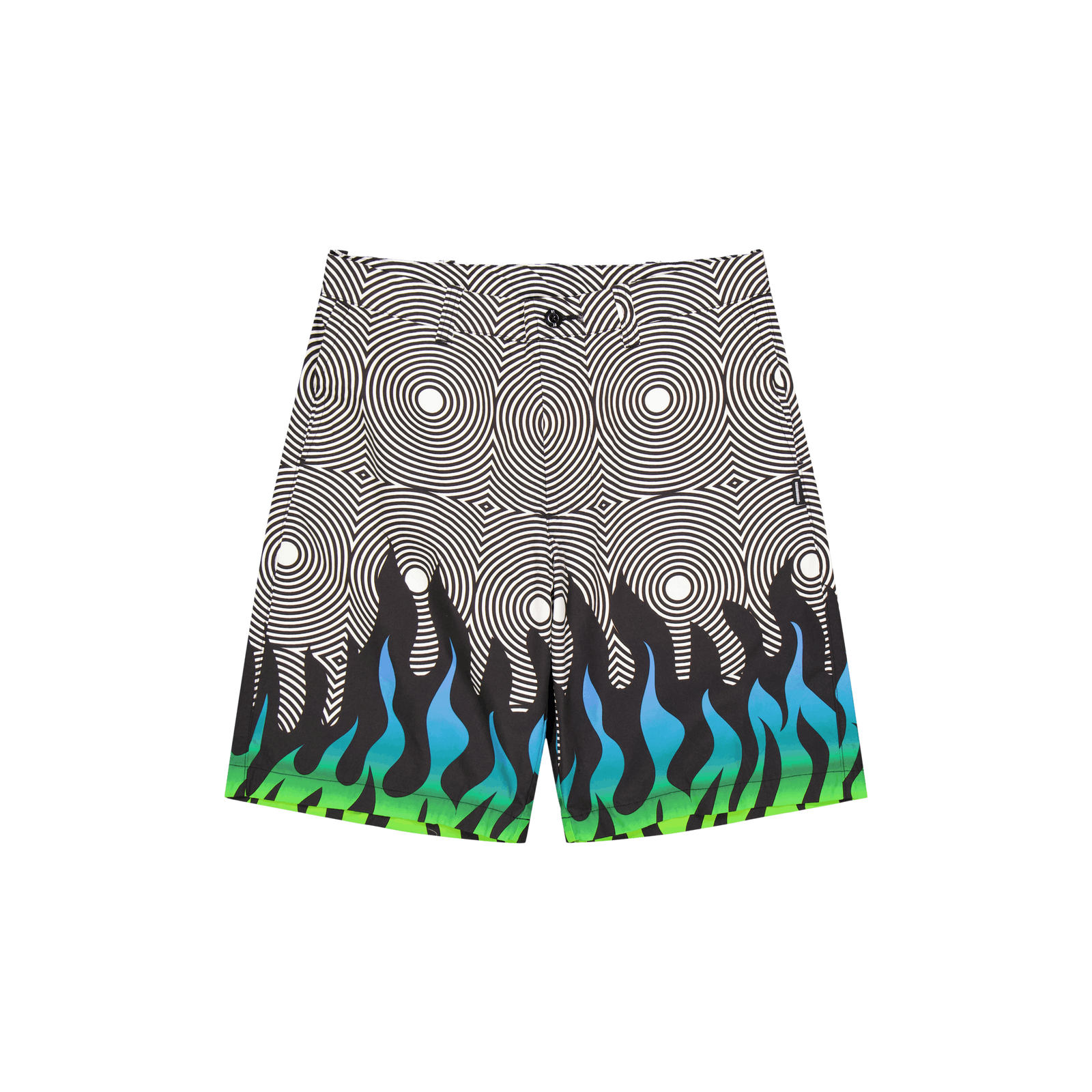 Nh X Dsc . Flamepattern Short  Black