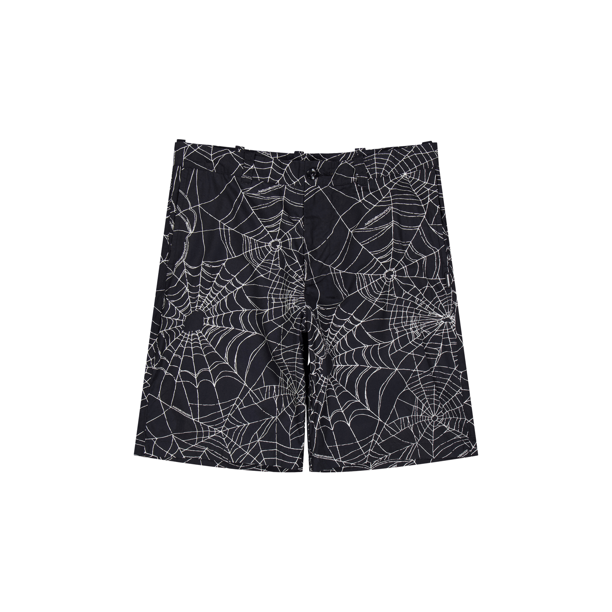 Spiderweb Short Pants Black