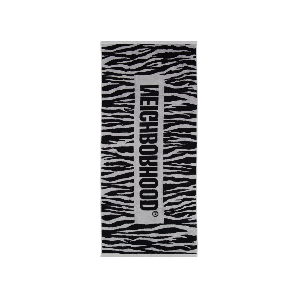 Tigerpattern Bath Towel Gray