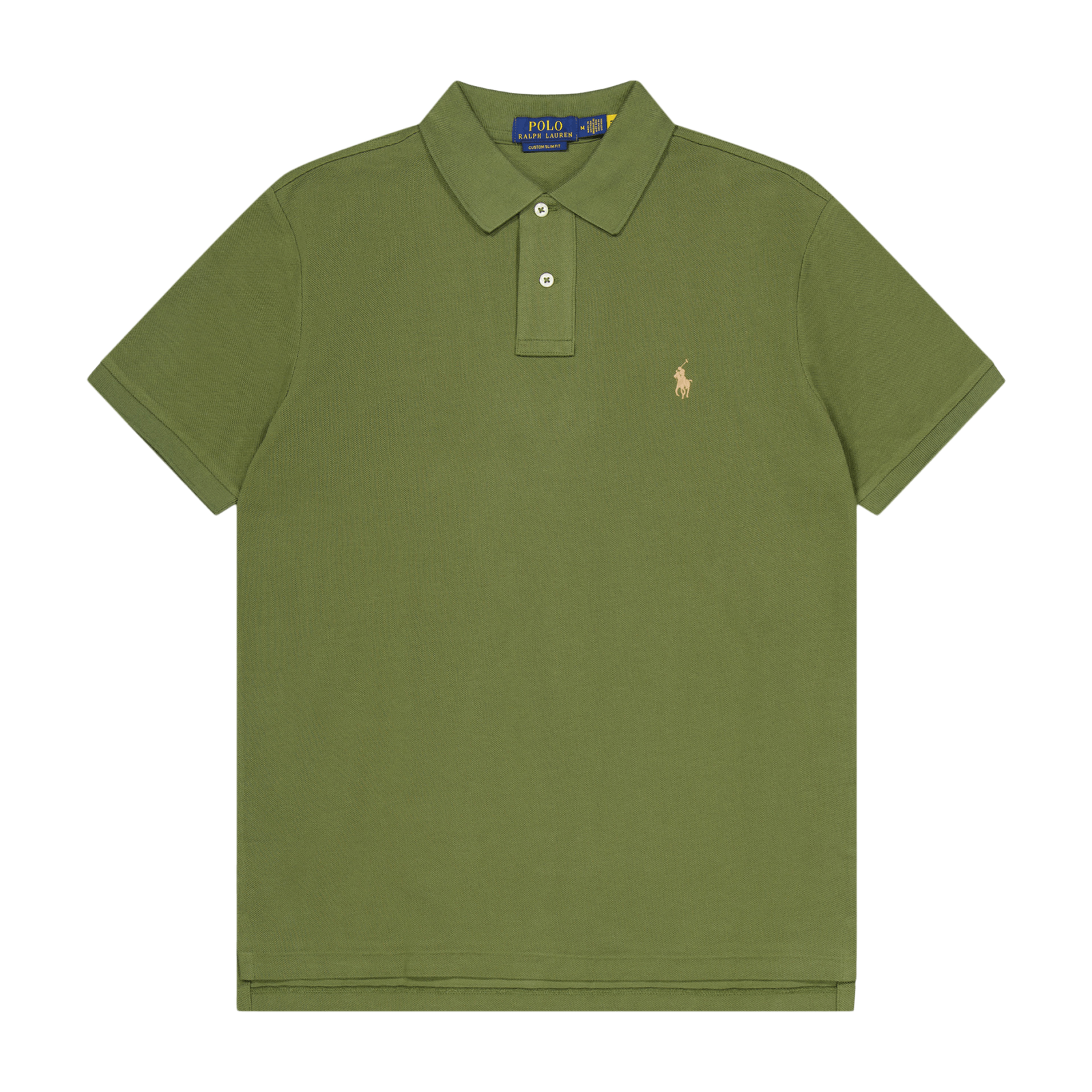 Custom Slim Fit Mesh Polo Shirt Dark Sage