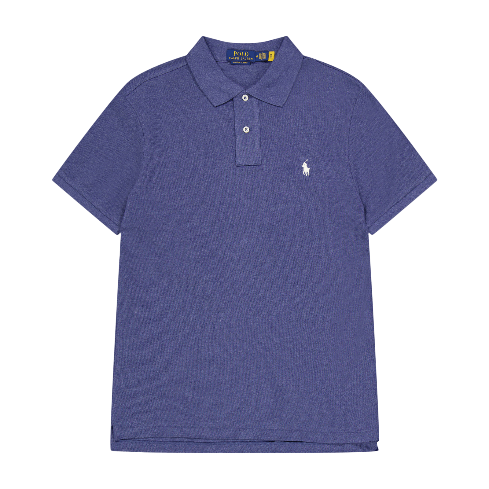 Custom Slim Fit Mesh Polo Shirt Navy Heather