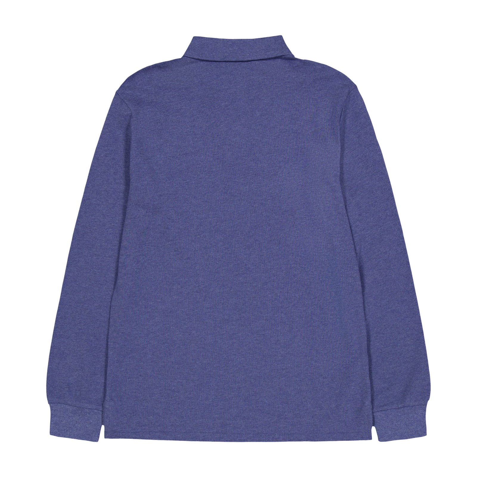 Custom Slim Long-Sleeve Polo Navy Heather