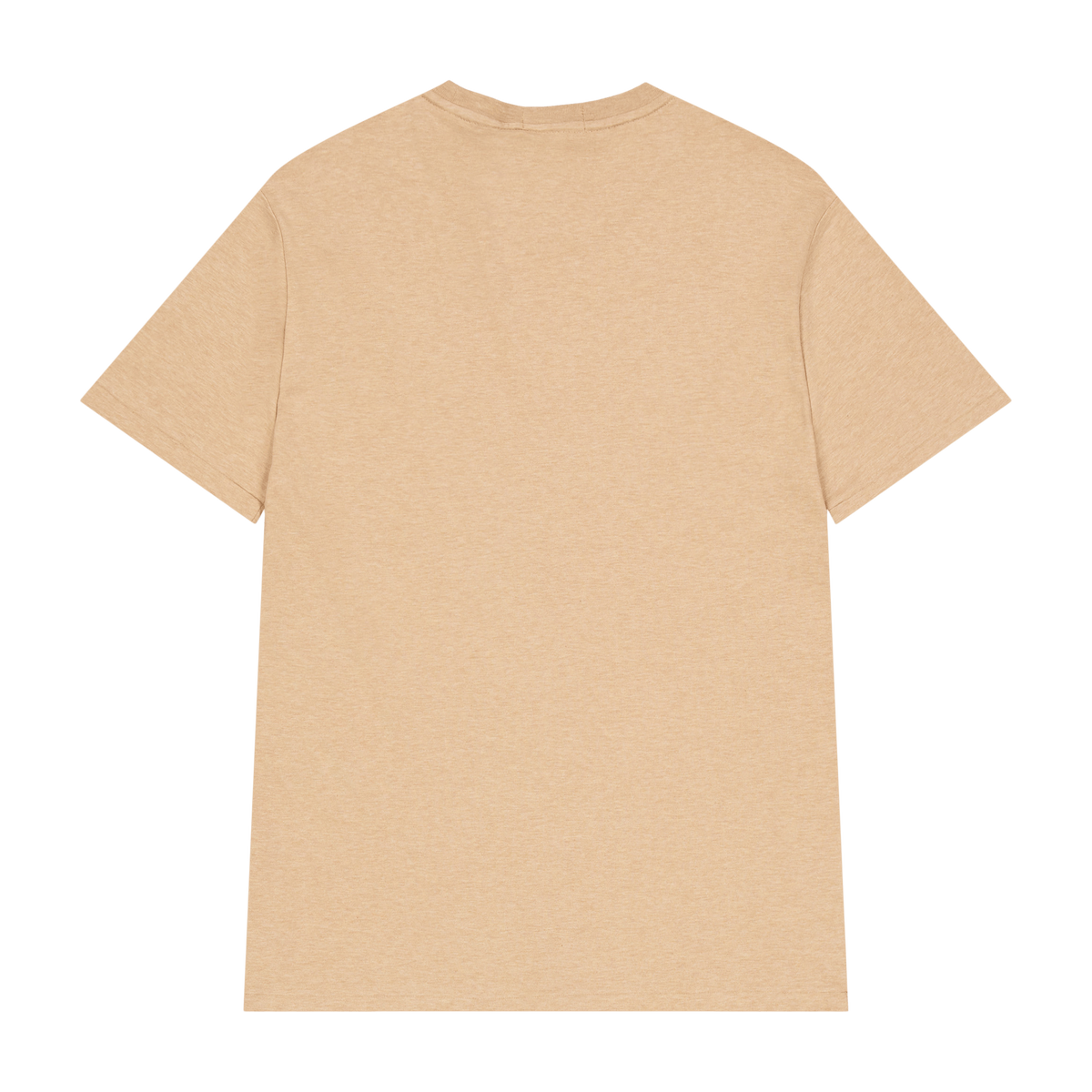 Custom Slim Fit Soft Cotton T-Shirt Classic Camel Heather
