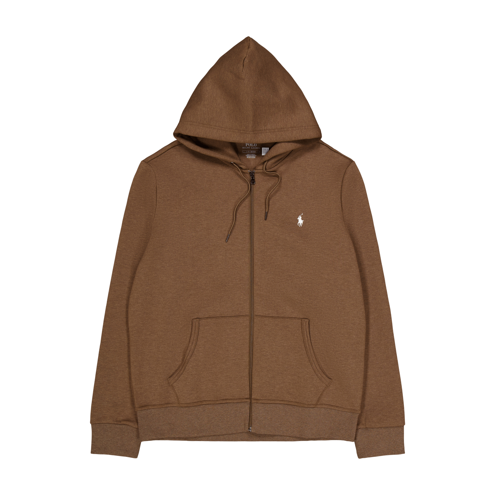 Double-Knit Full-Zip Hoodie Cedar Heather