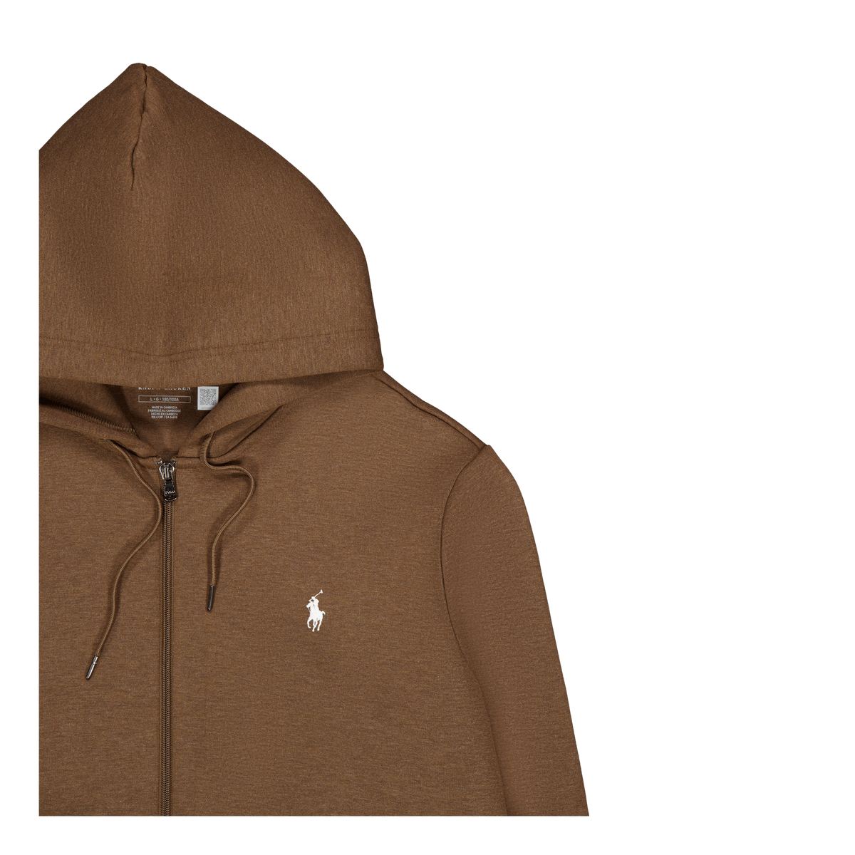 Double-Knit Full-Zip Hoodie Cedar Heather