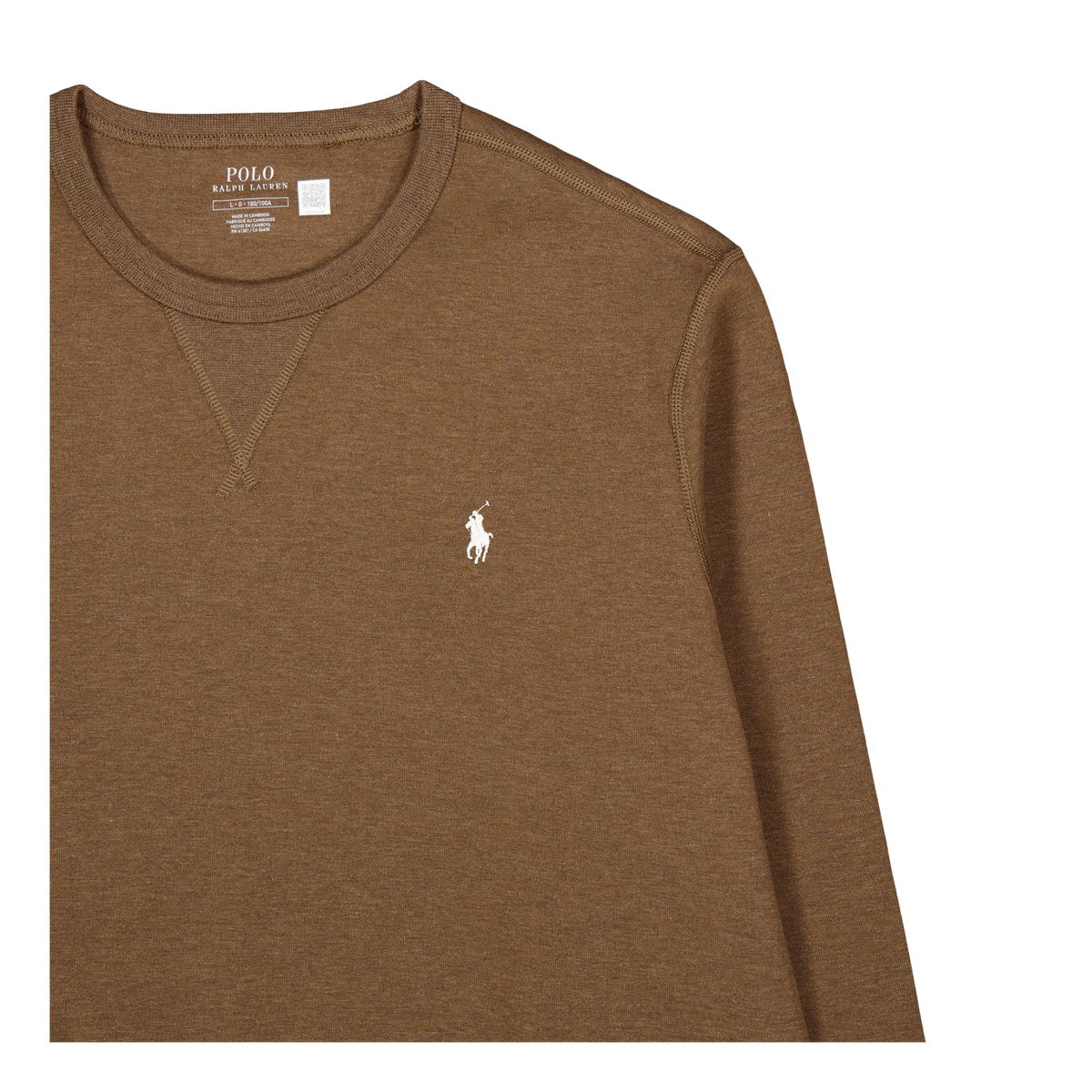 Marled Double-Knit Sweatshirt Cedar Heather