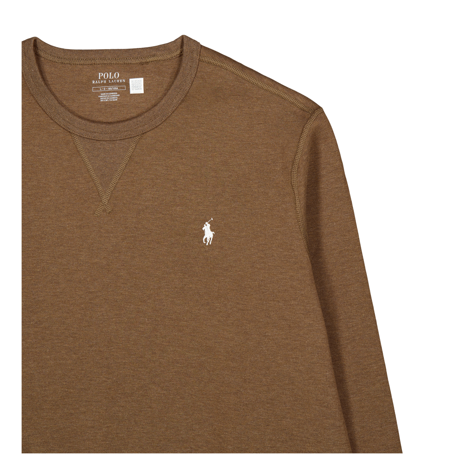 Marled Double-Knit Sweatshirt Cedar Heather