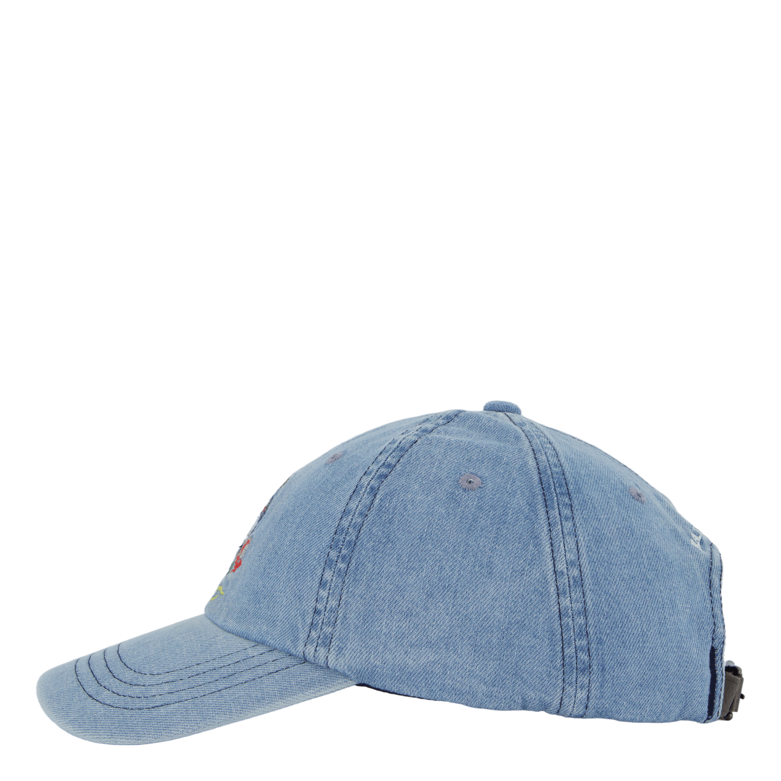 Polo Bear Denim Ball Cap Light Wash Denim