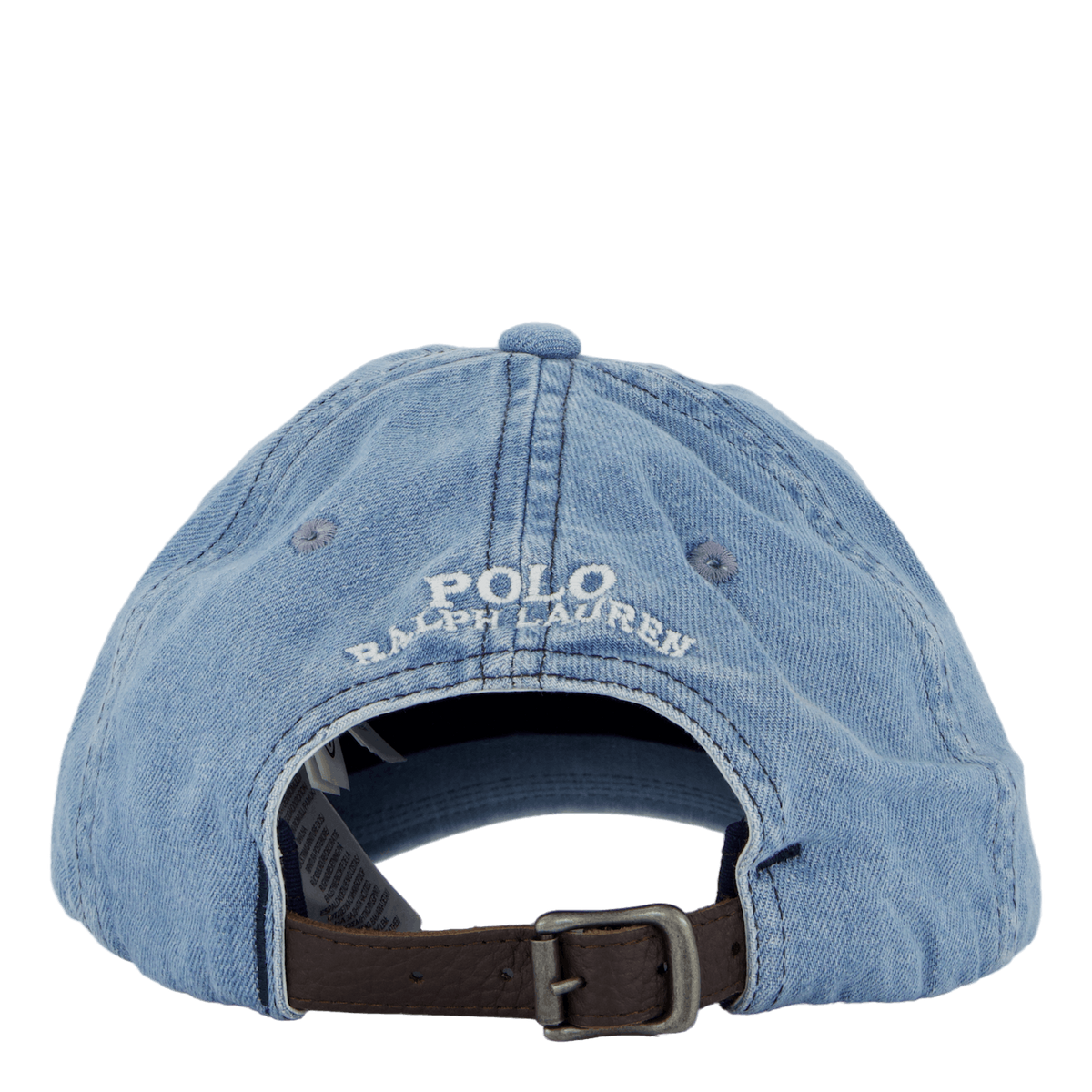 Polo Bear Denim Ball Cap Light Wash Denim