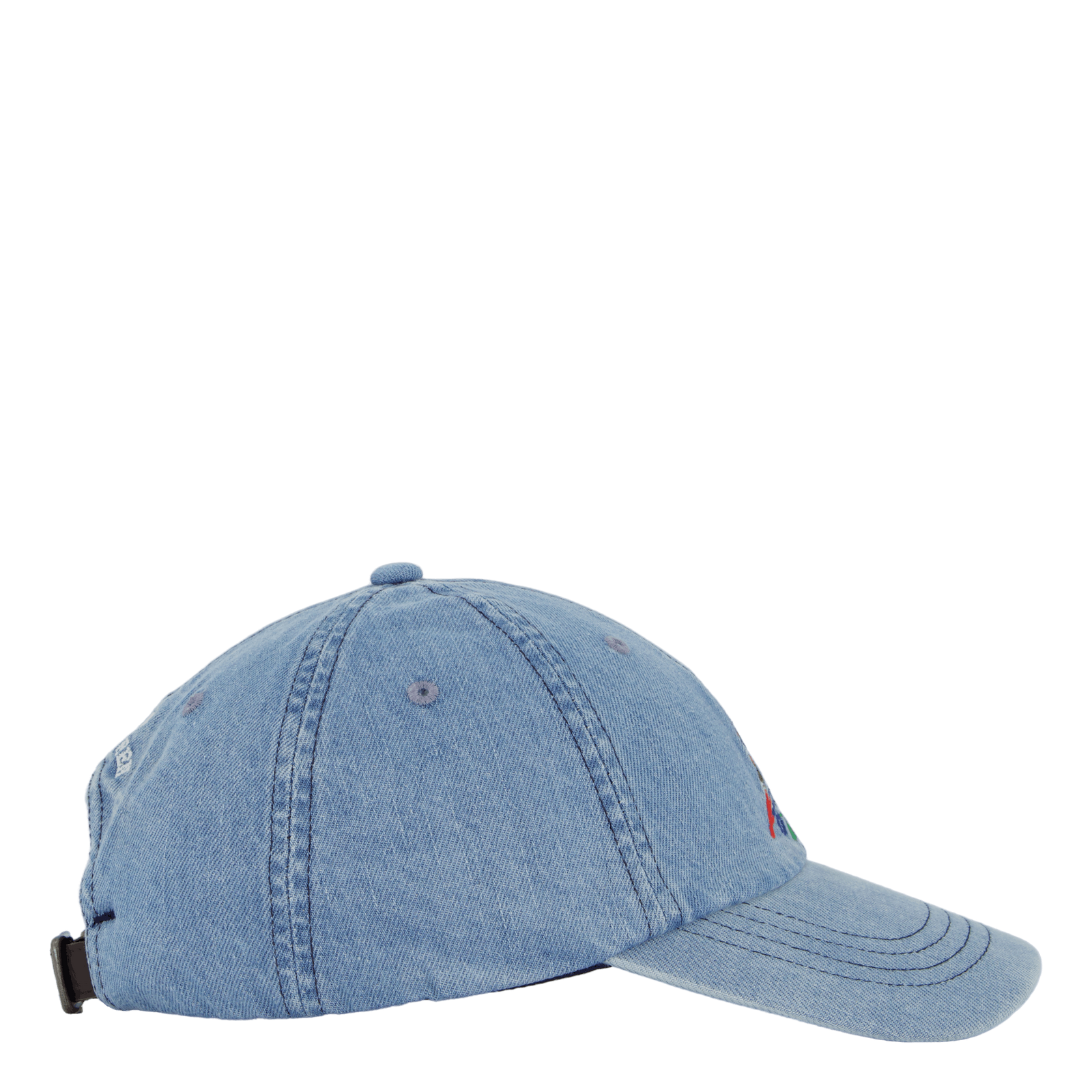 Polo Bear Denim Ball Cap Light Wash Denim
