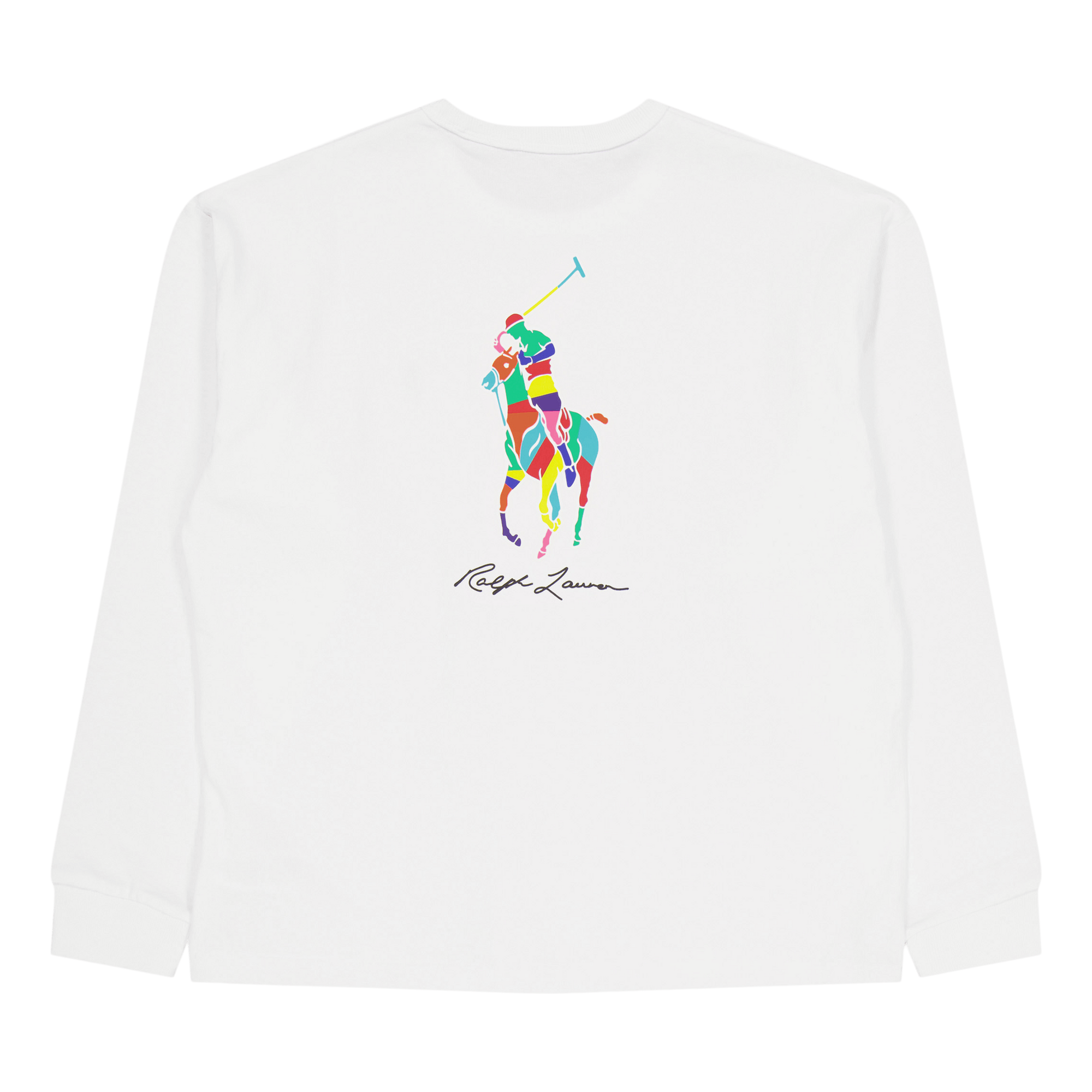 Relaxed Fit Big Pony Jersey T-Shirt White