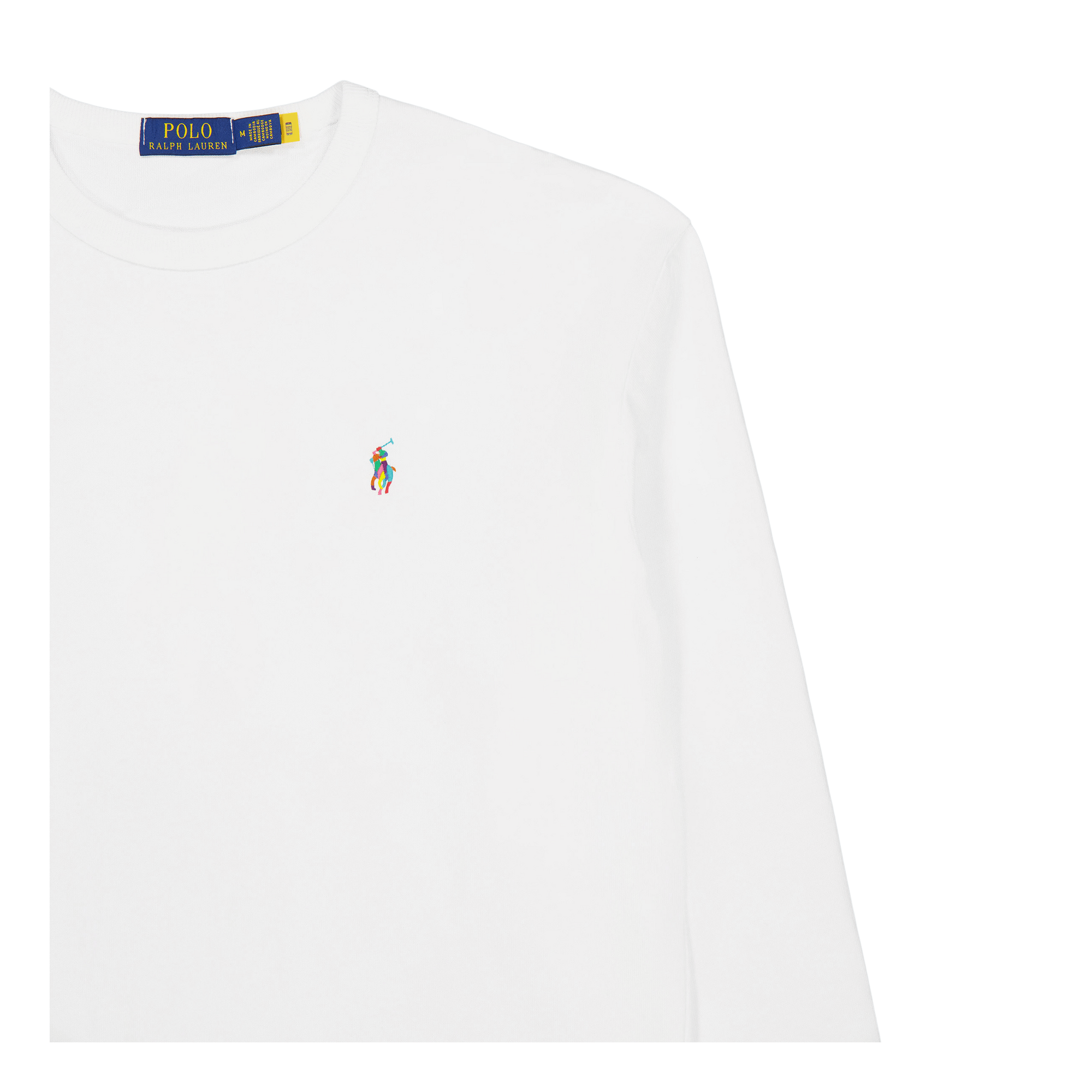 Relaxed Fit Big Pony Jersey T-Shirt White