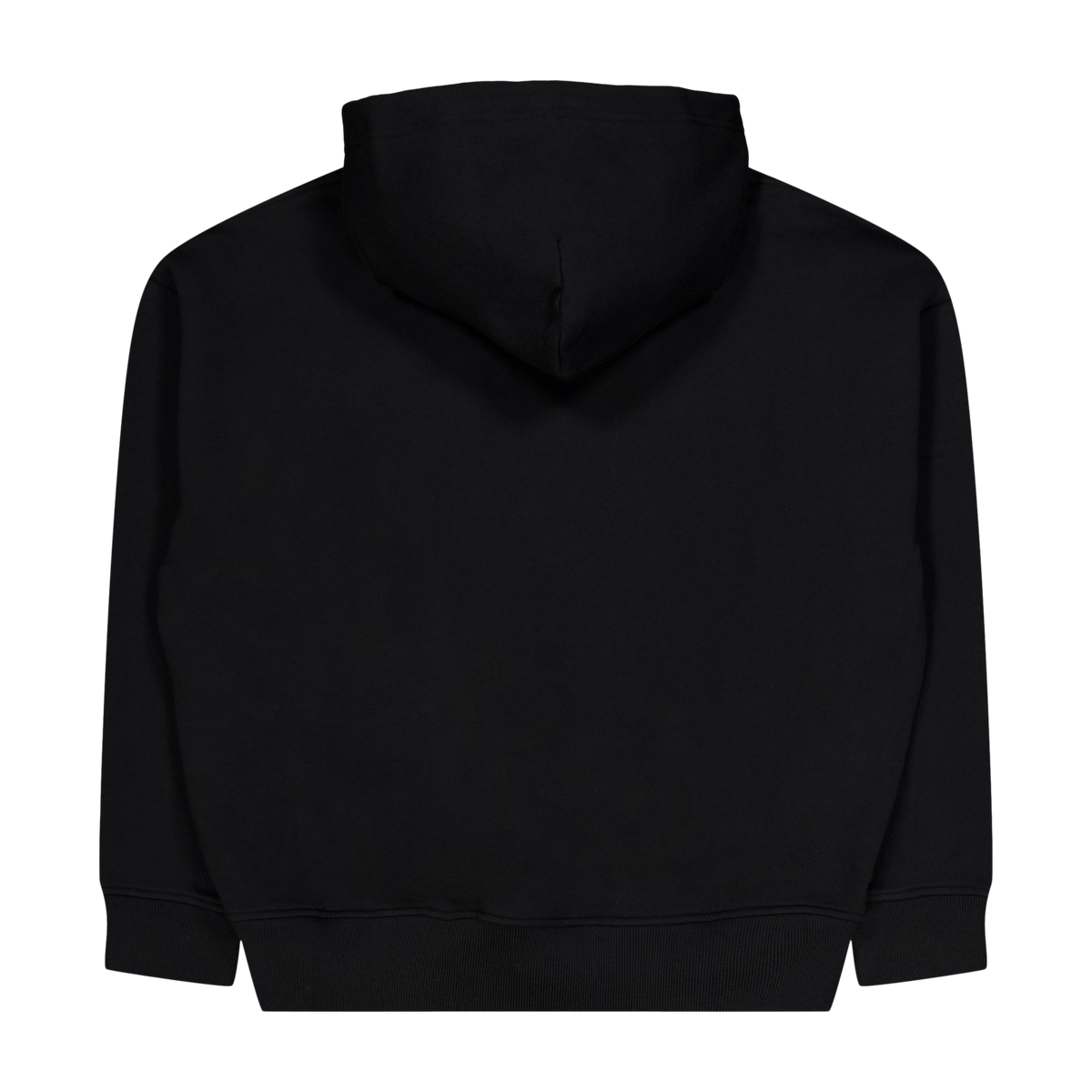 Big Fit Big Pony Fleece Hoodie Polo Black