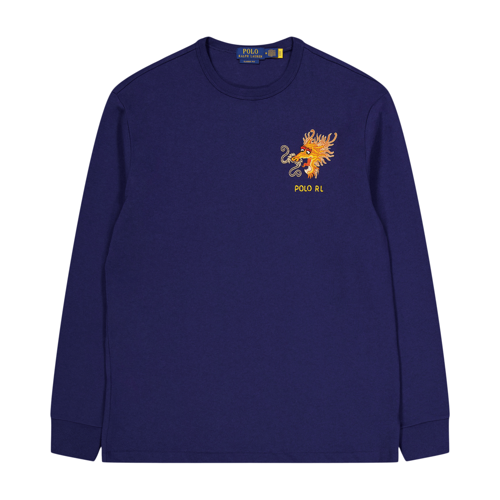 Lunar New Year Dragon Jersey T-Shirt Dark Cobalt