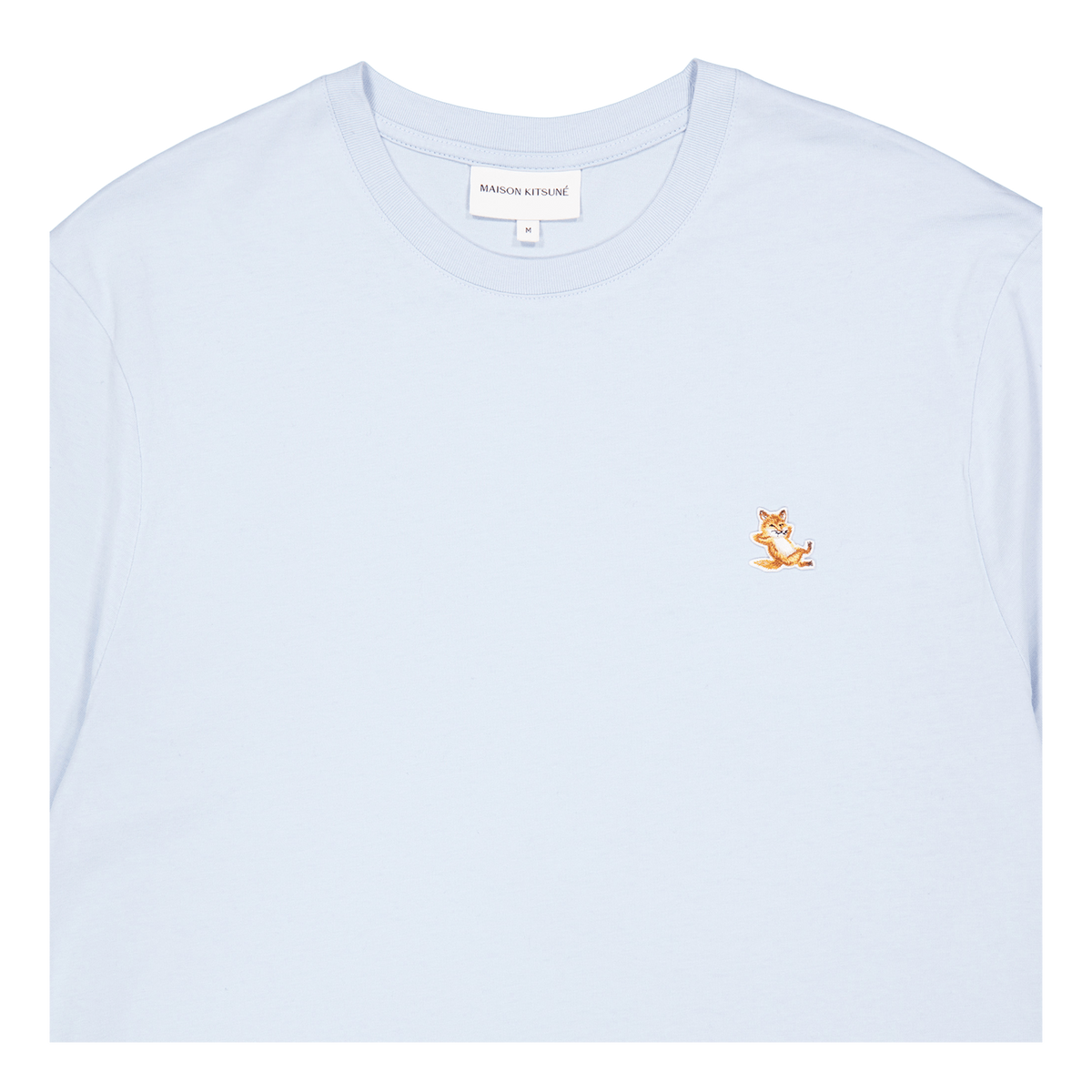 Chillax Fox Patch Regular Tee Sky Blue