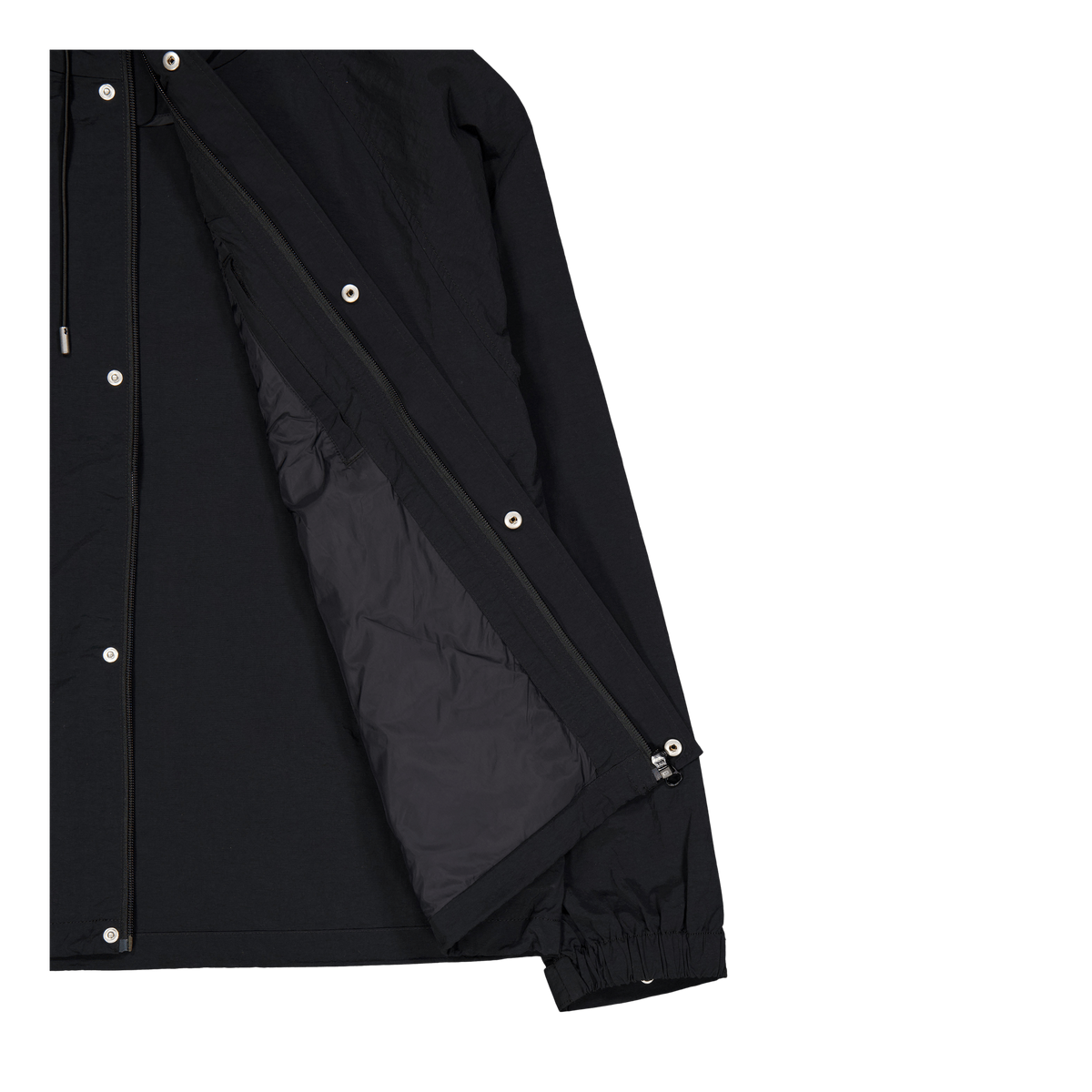 Hooded Windbreaker Black