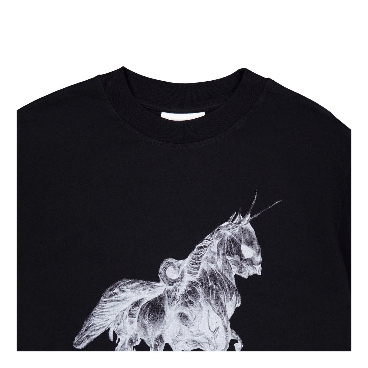 Unicorn Boxy Tee L/s Black