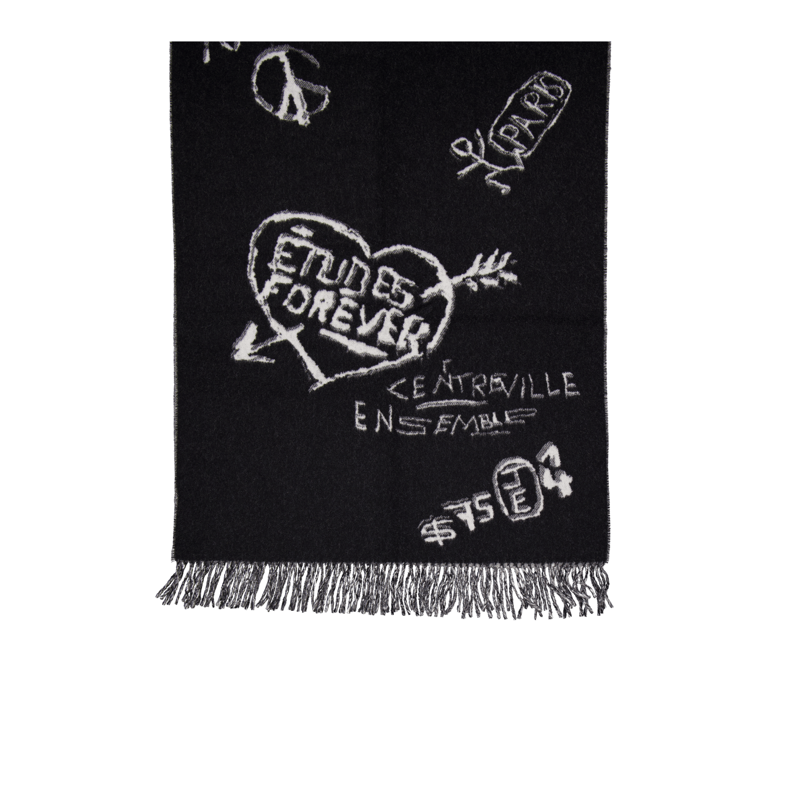 Magnolia Allover Graffiti Black