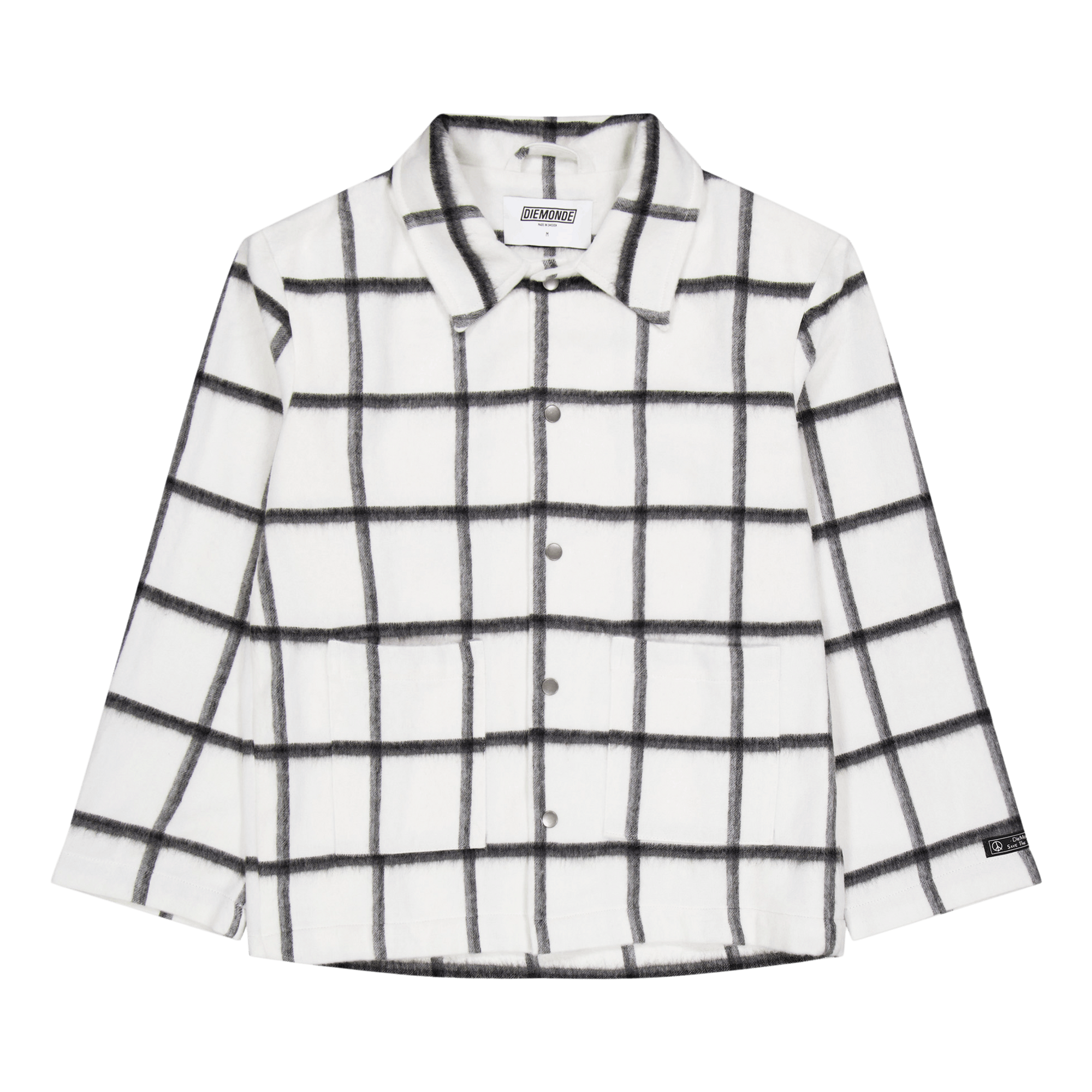 Bafaka Plaid - Jacket White Chekpattern