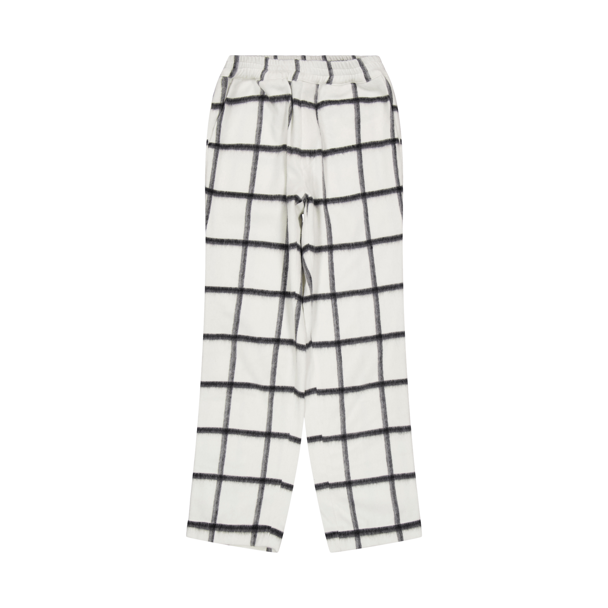 Bafaka - Plaid Trousers White Chekpattern