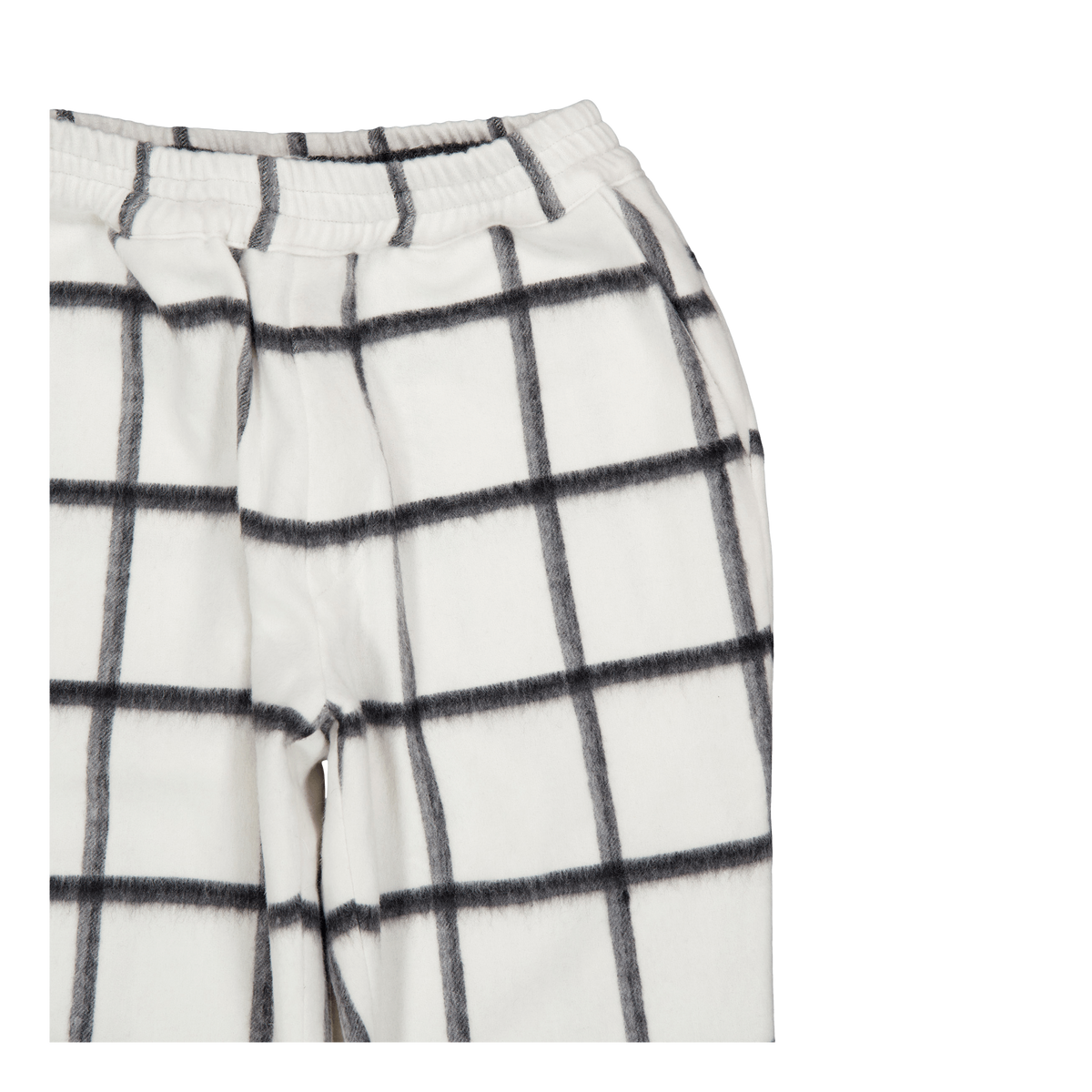 Bafaka - Plaid Trousers White Chekpattern