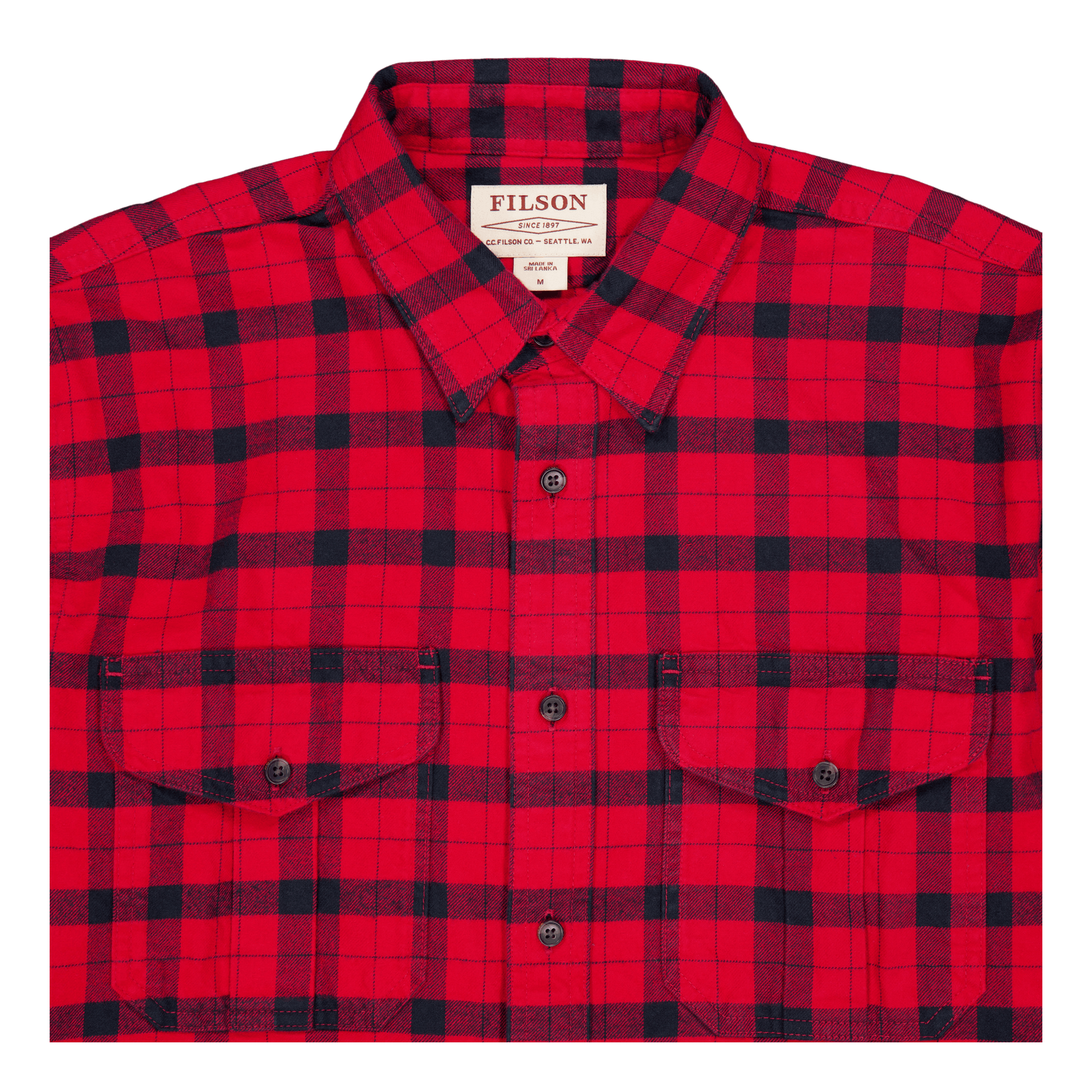 Alaskan Guide Shirt Red Black